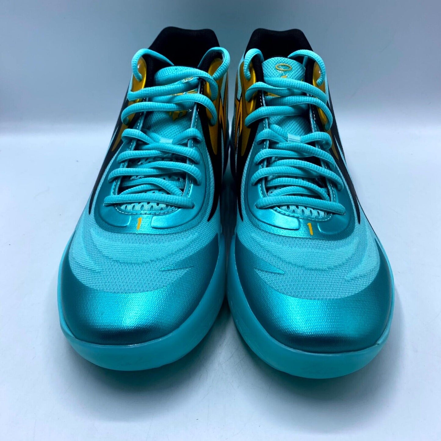 Puma Melo MB.02 Sneaker Green Teal 377590-01 Honeycomb NEW