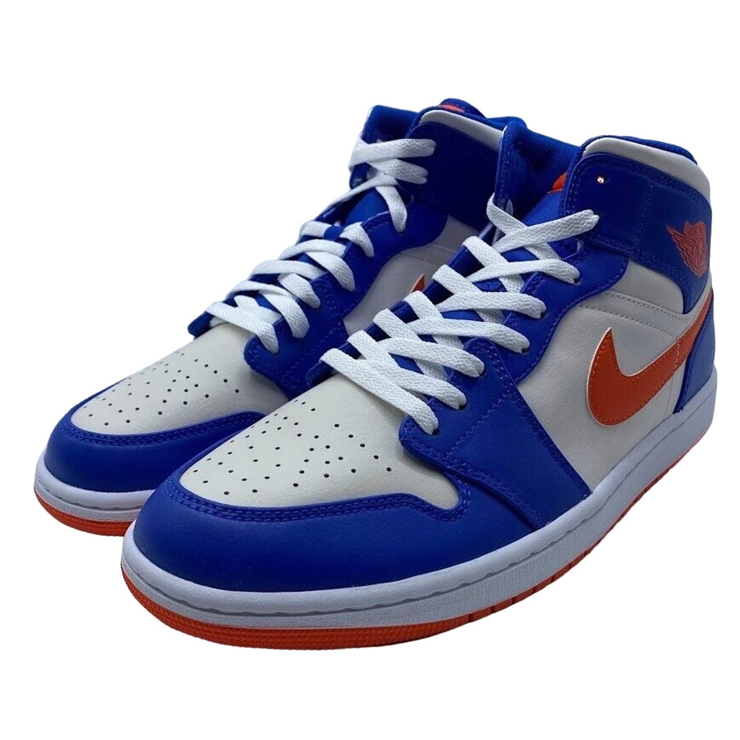 Nike Air Jordan 1 Mid Knicks Blue Orange FD1029-400 NEW