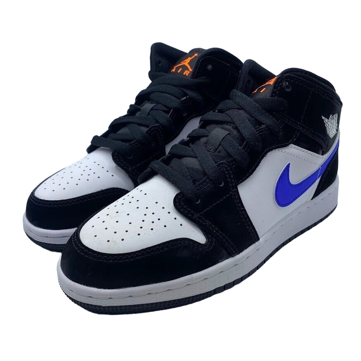 Nike Air Jordan 1 Mid (GS) Black Racer Blue White 554725-084