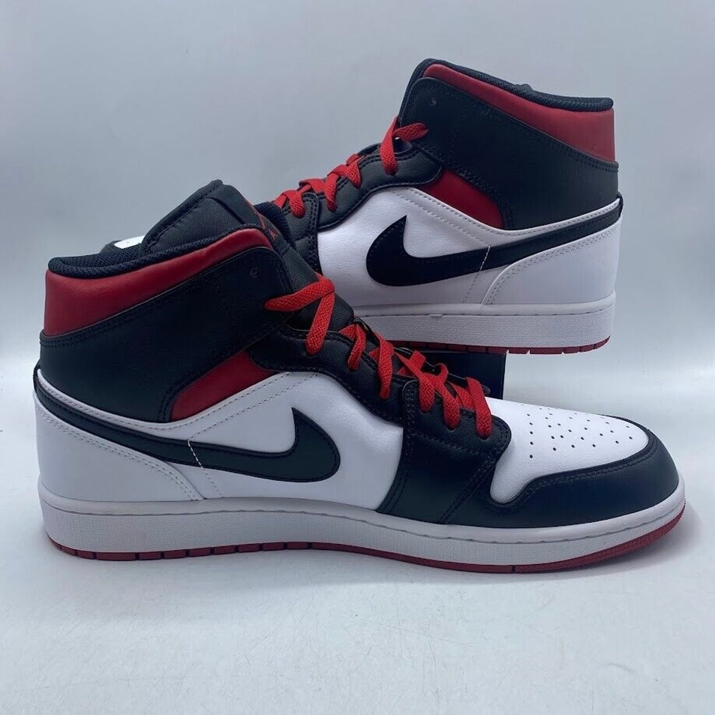 Nike Air Jordan 1 Mid Gym Red Black Toe White DQ8426-106 NEW