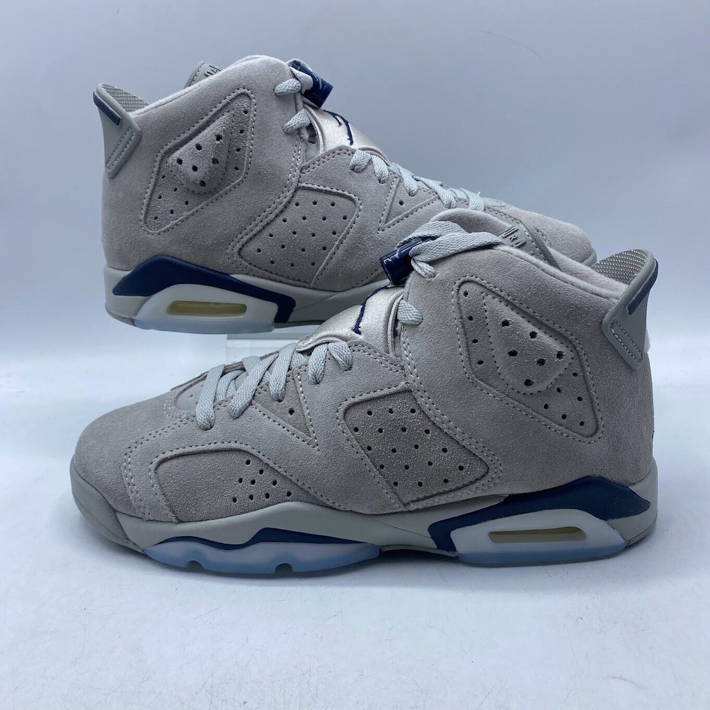 Air Jordan 6 Retro (GS) Georgetown Grey Multi Size 384665-012 NEW