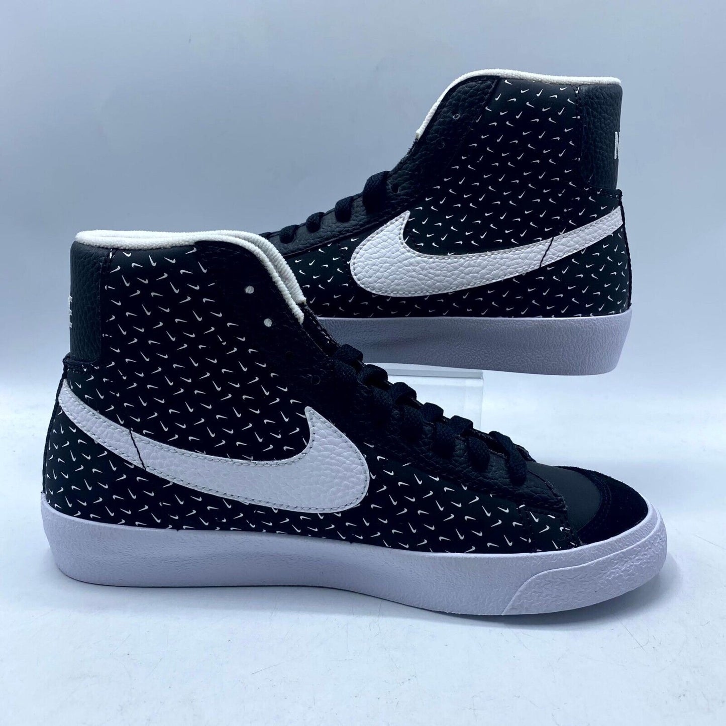 Nike Blazer Mid '77 (GS) Polka Swoosh Black White DC9197-001 NEW NO LID