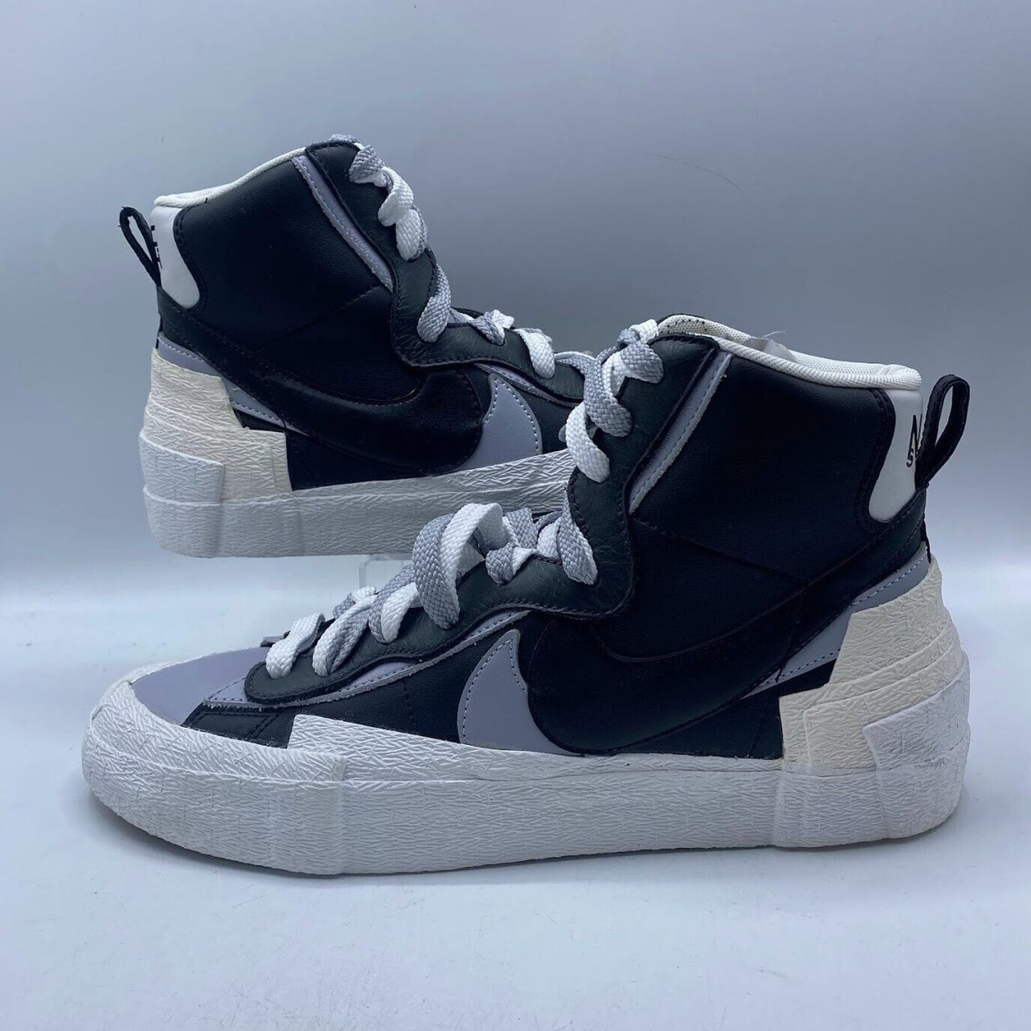 Nike Blazer Mid Sacai Black Grey White BV0072-002 NEW