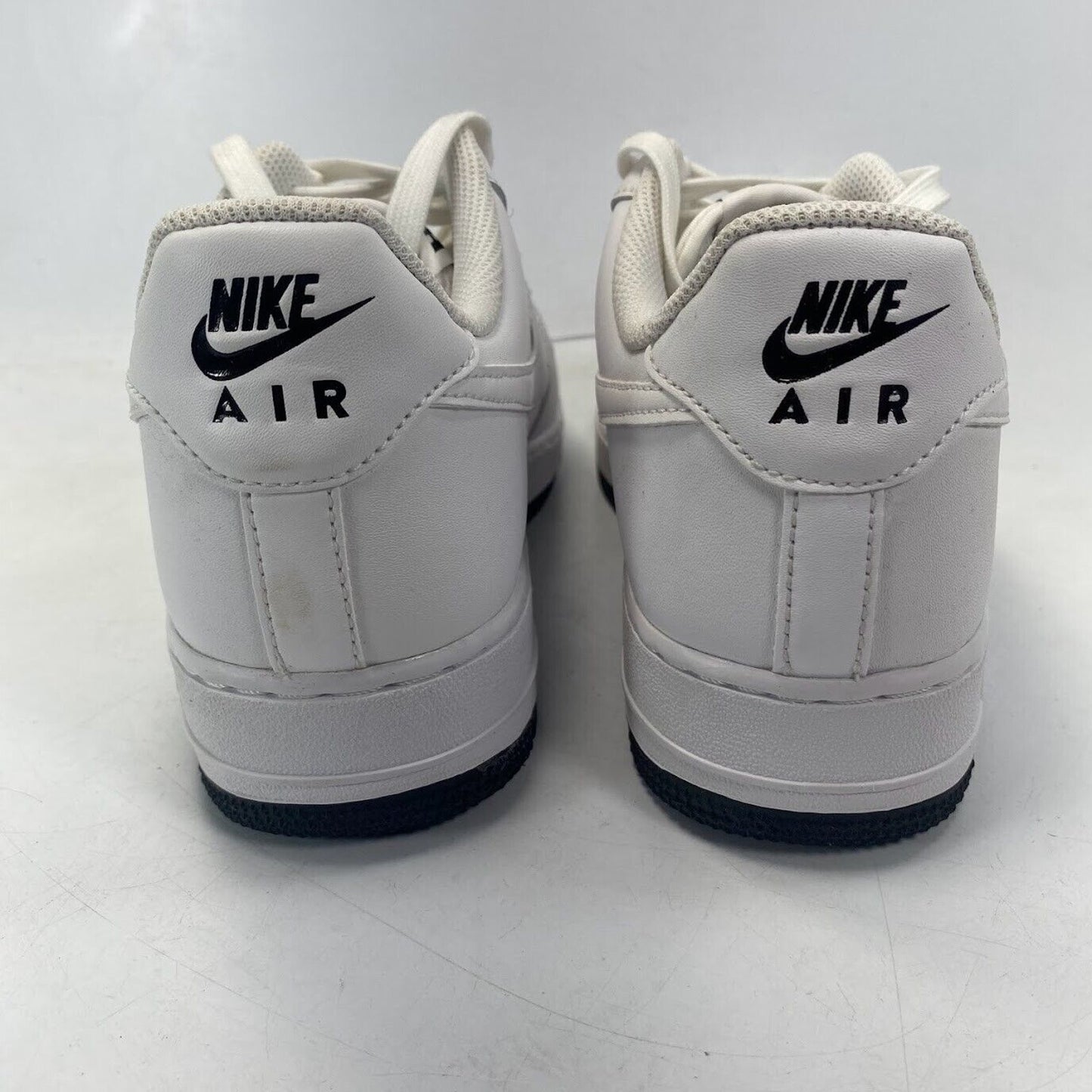 Nike Air Force 1 '07 LV8 Nike Day White Black BQ9044-100 NEW NO LID