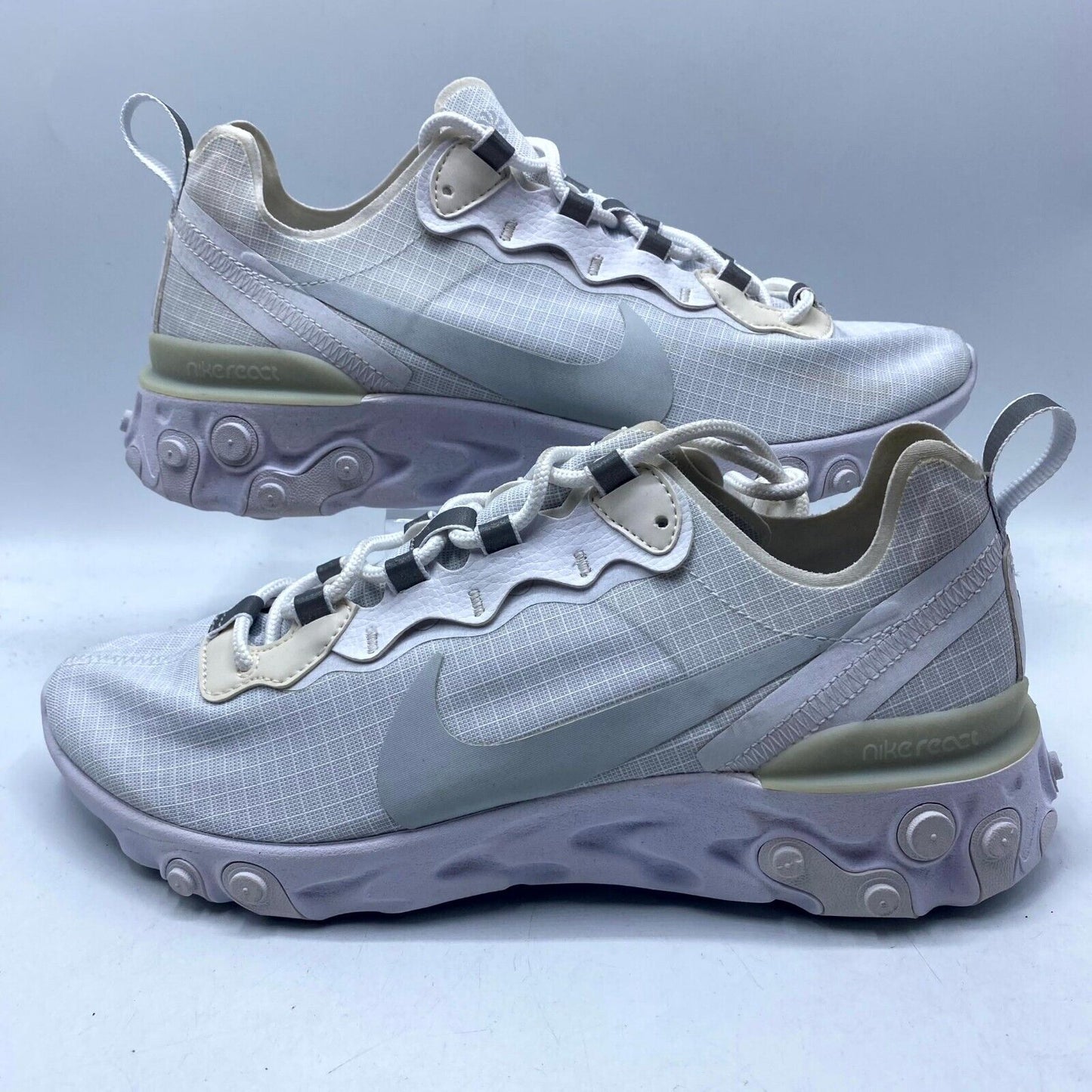 Nike React Element 55 SE SU19 Pure Platinum BQ6167-101 NEW NO LID