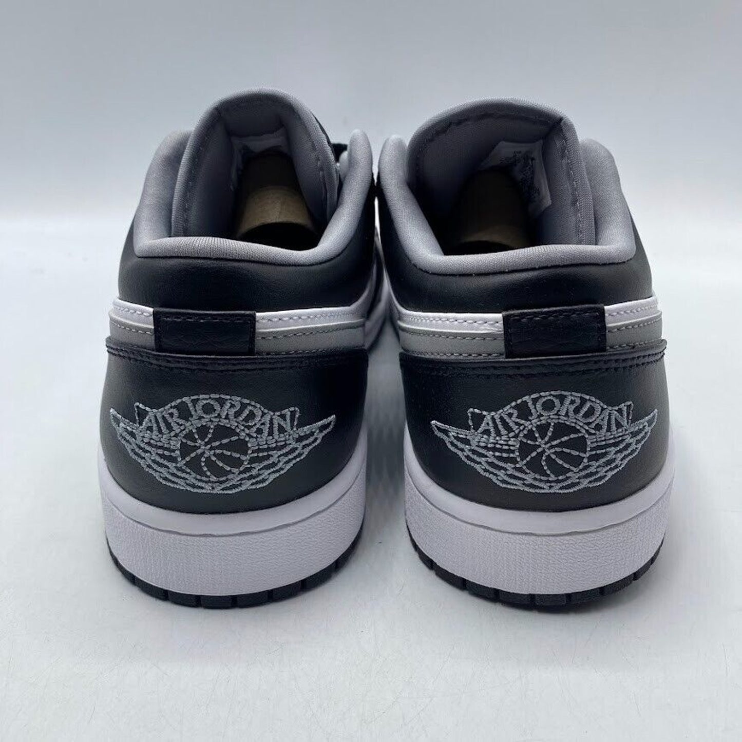 Nike Air Jordan 1 Low Black White Grey 553558-040 NEW