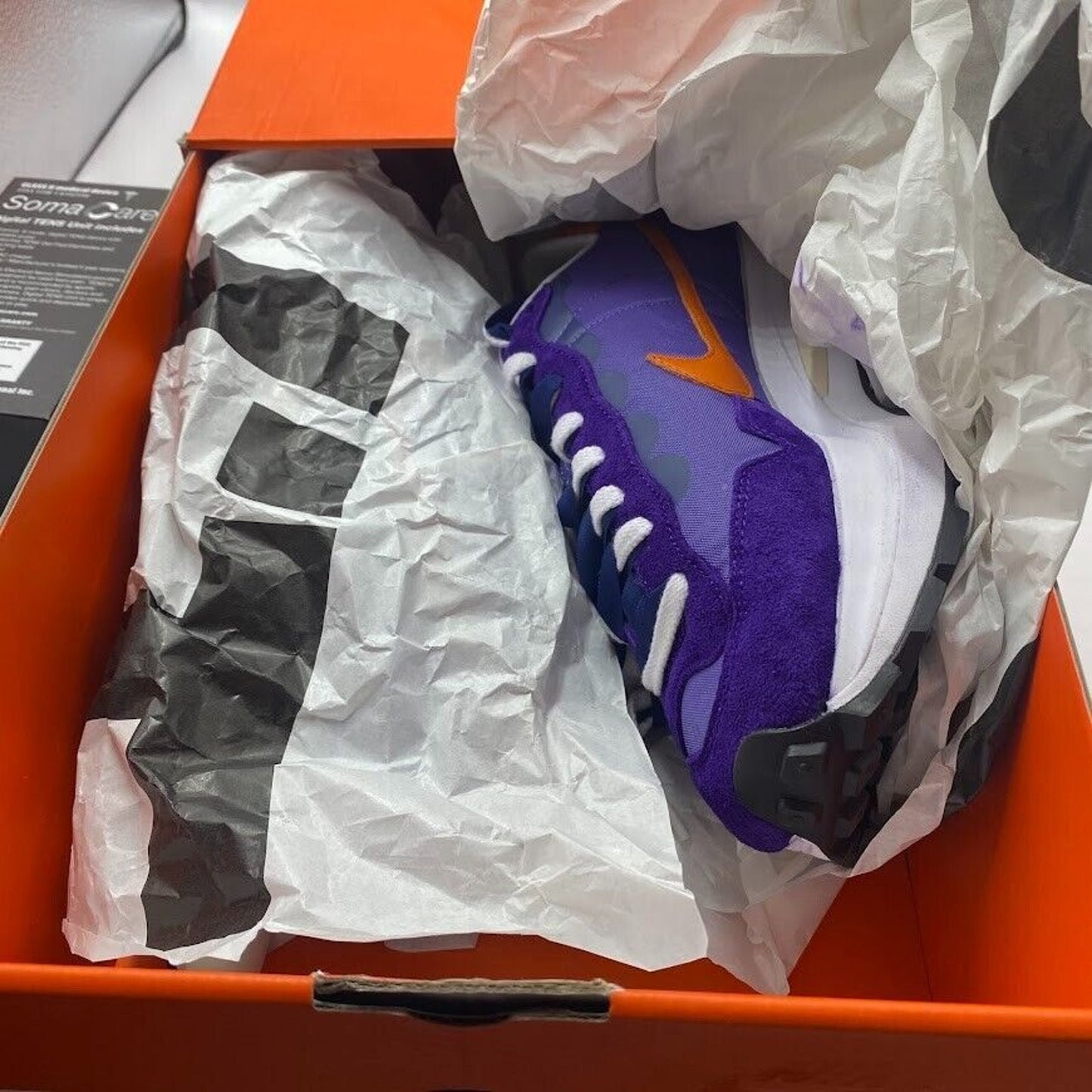 Nike Vaporwaffle Sacai Dark Iris Purple Orange DD1875-500 NEW