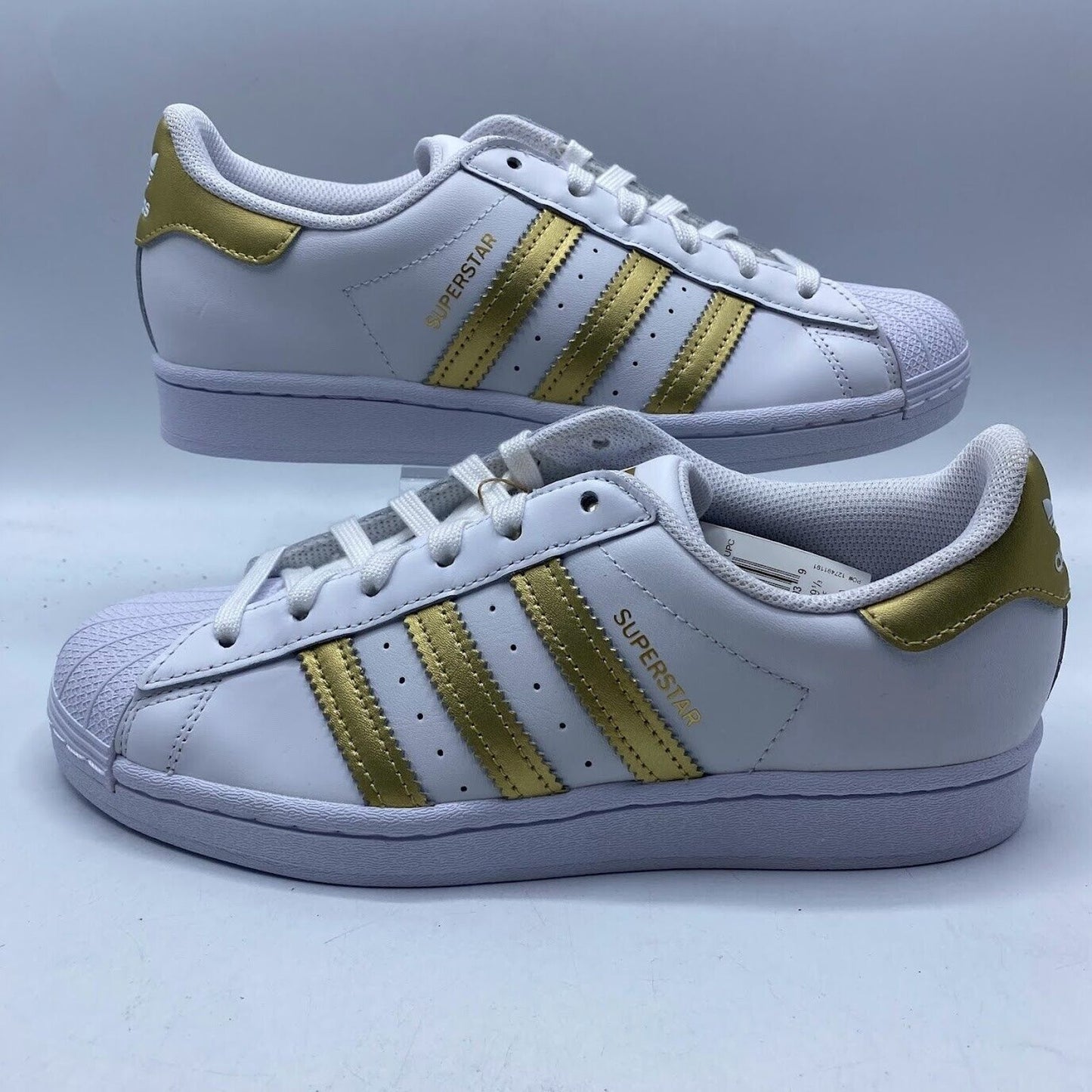 Adidas Superstar White Metallic Gold FX7483 NEW