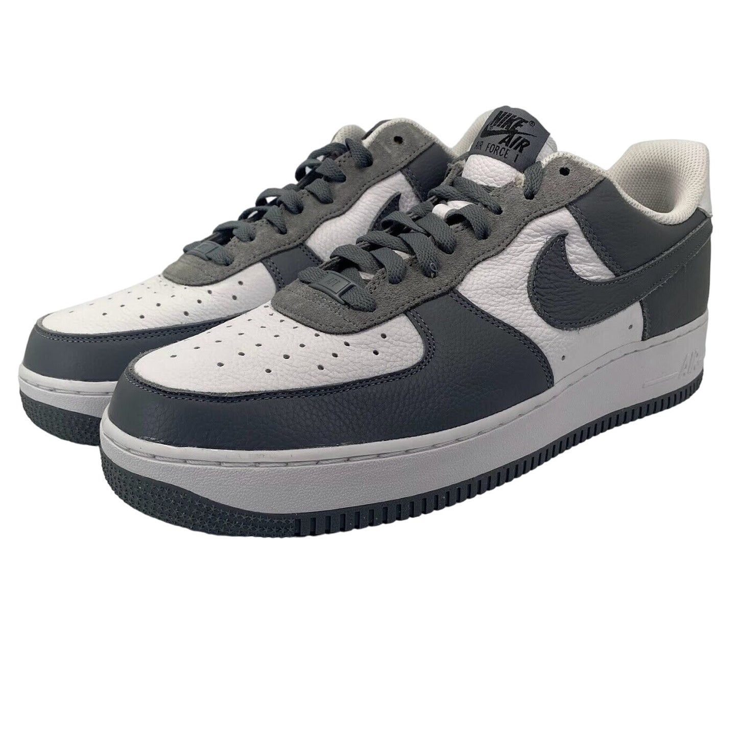 Nike Air Force 1 Grey White Size 12 DN4162 By You NEW