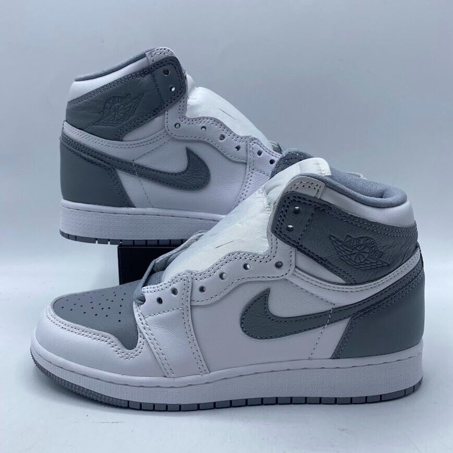 Nike Air Jordan 1 (GS) Retro Stealth White Gray 575441-037