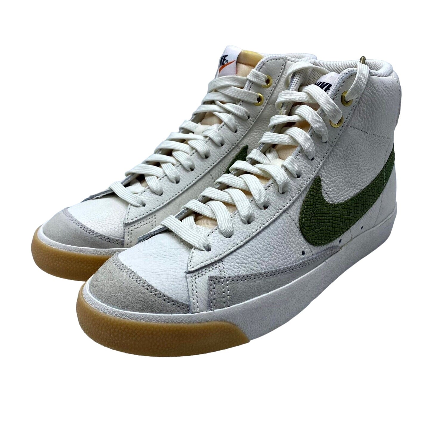 Nike Blazer Mid '77 VNTG Snakeskin White Green DC1706-100 NEW NO LID