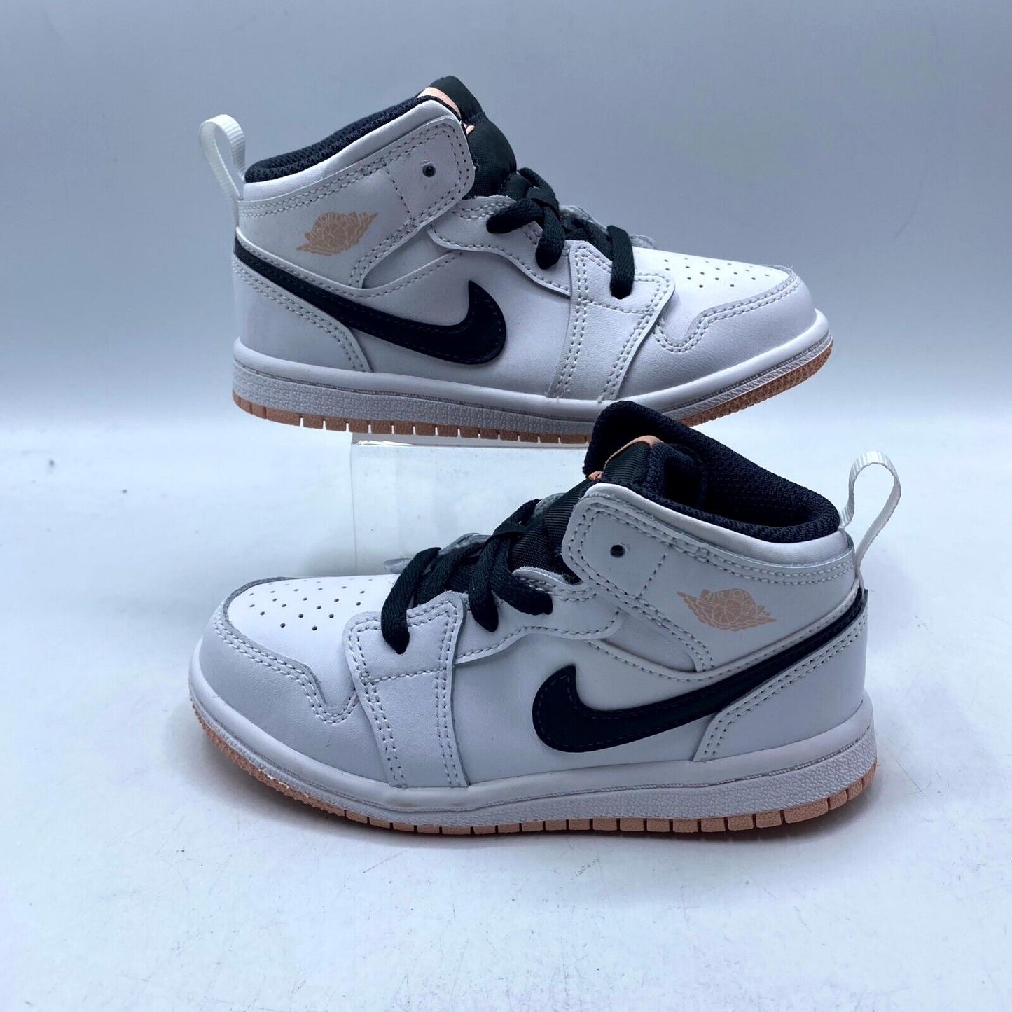 Nike Air Jordan 1 Mid (TD) White Arctic Orange 640735-180 NEW NO LID