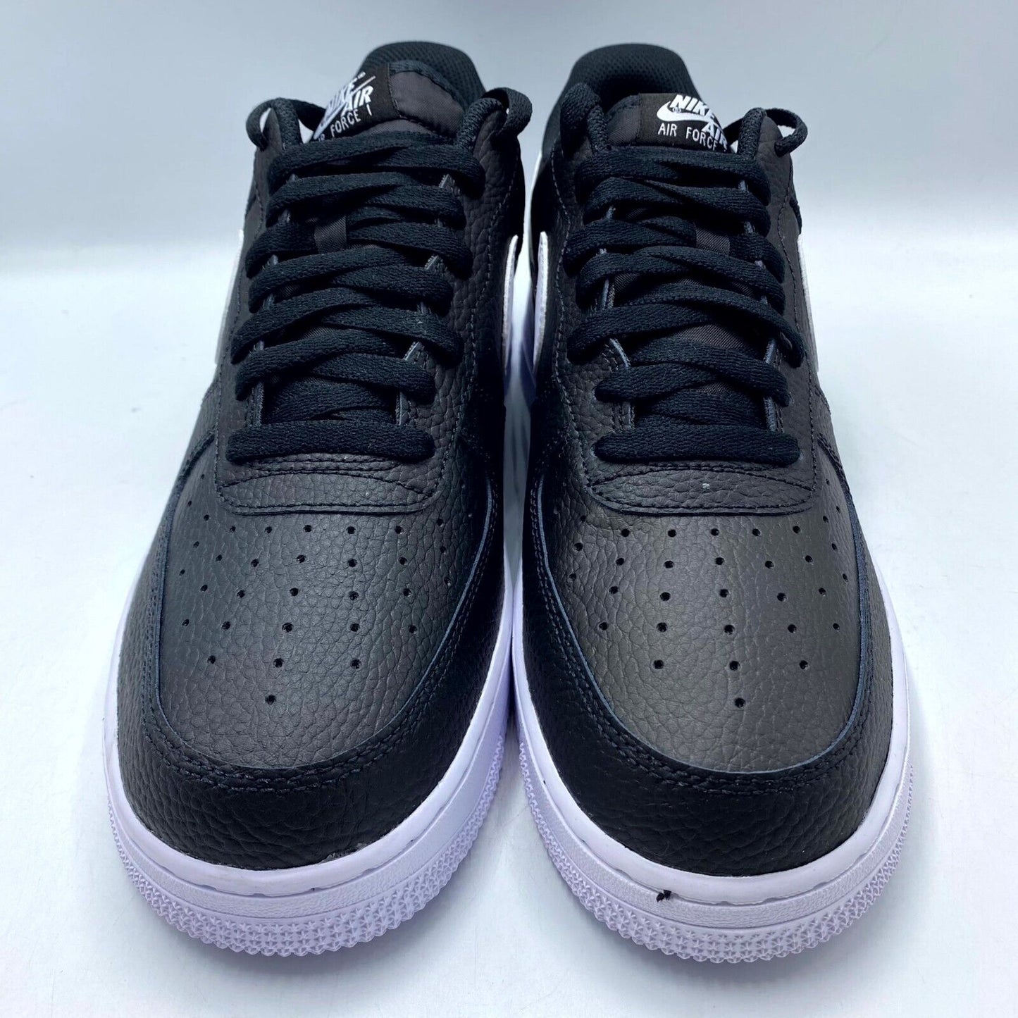 Nike Air Force 1 '07 CT2302-002 Black White Pebbled NEW