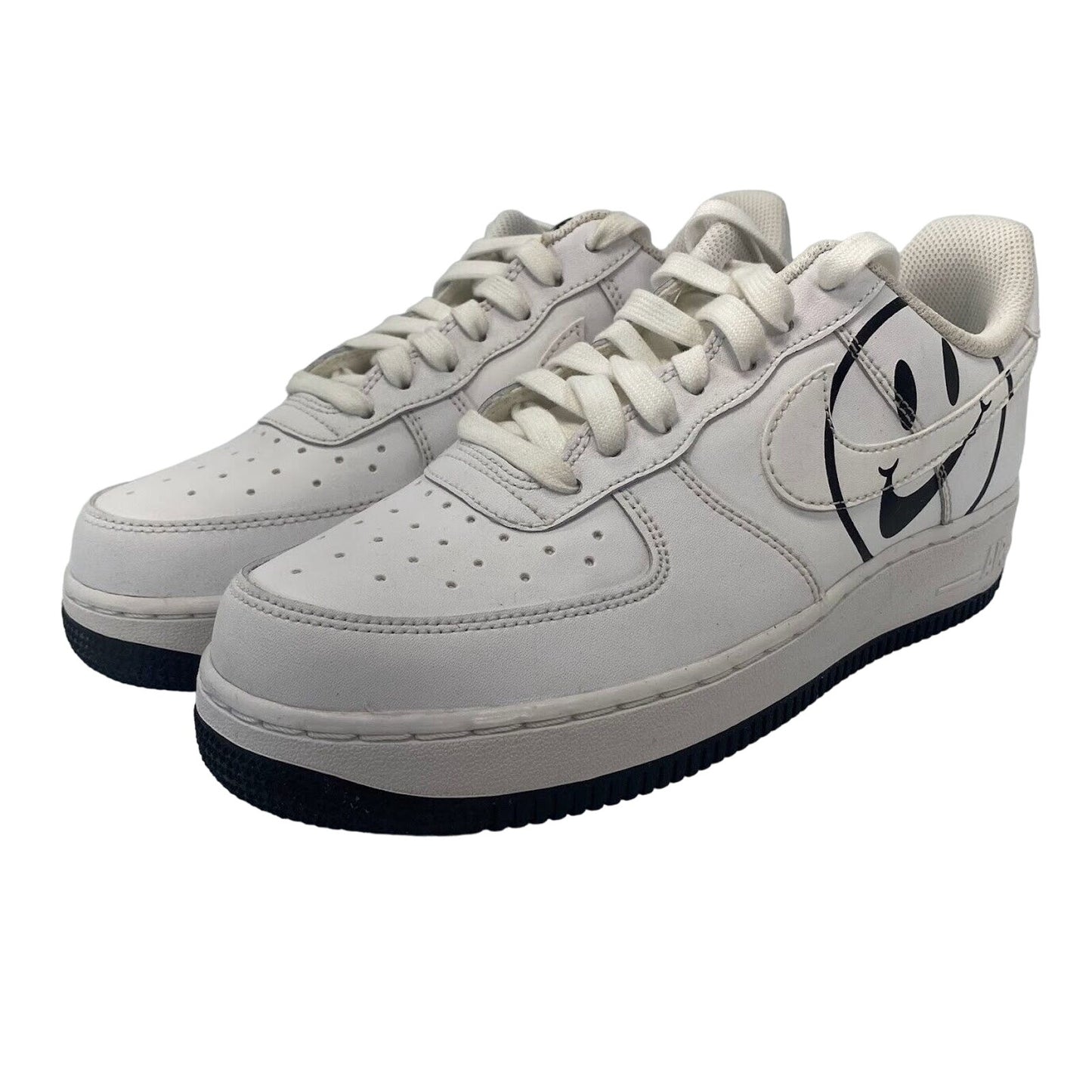 Nike Air Force 1 '07 LV8 Nike Day White Black BQ9044-100 NEW NO LID