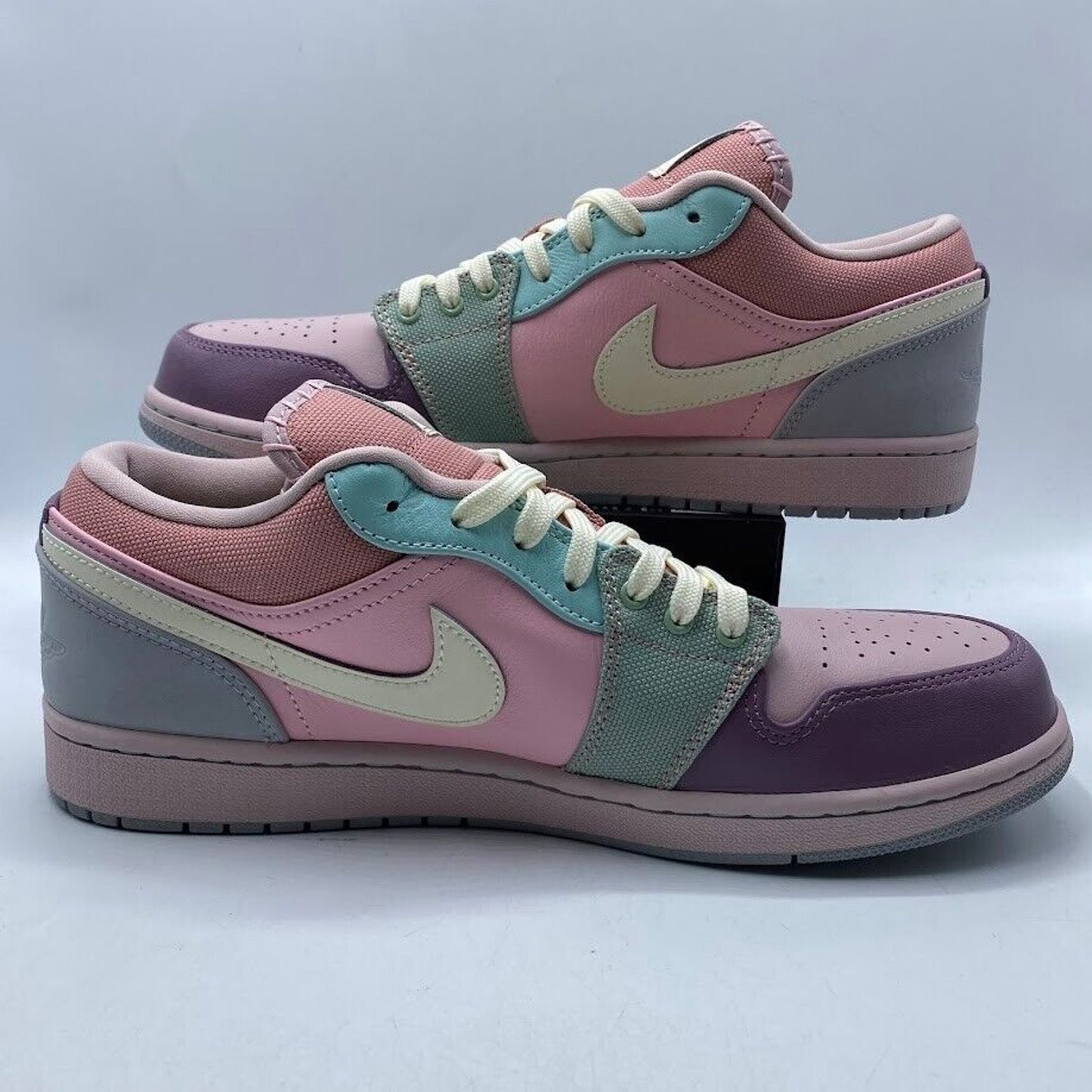 Nike Air Jordan 1 Low Easter Pastel Pink Blue DJ5196-615 NEW NO LID