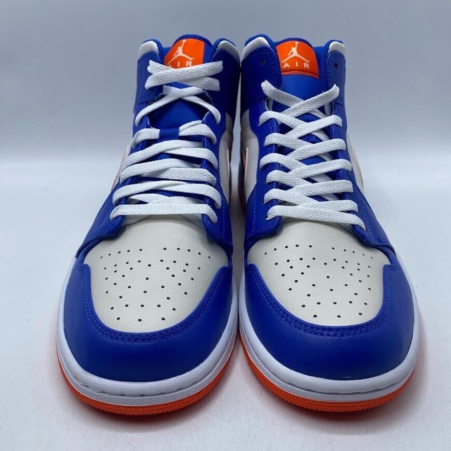 Nike Air Jordan 1 Mid Knicks Blue Orange FD1029-400 NEW