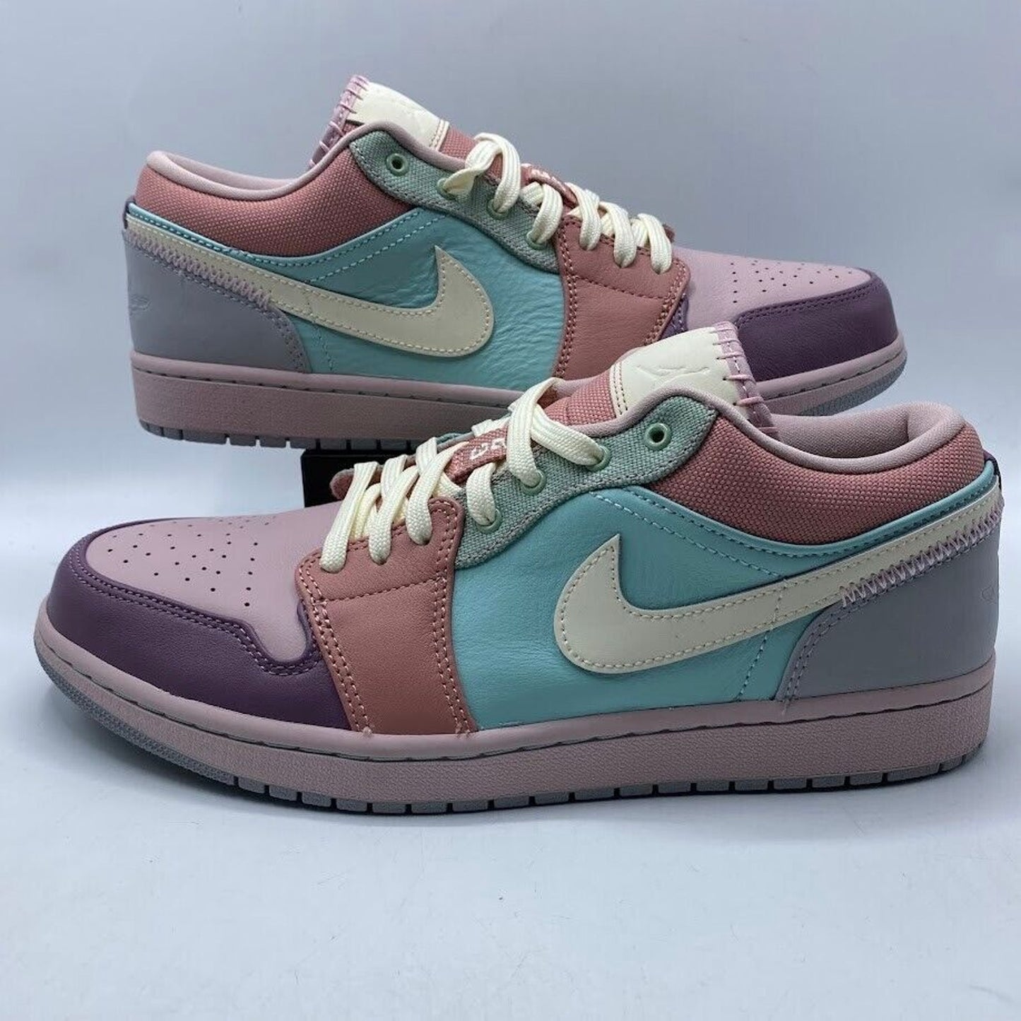 Nike Air Jordan 1 Low Easter Pastel Pink Blue DJ5196-615 NEW NO LID