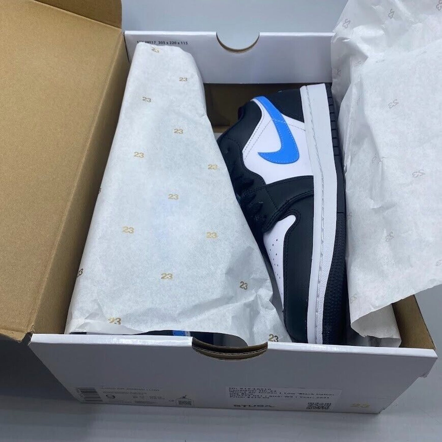 Nike Air Jordan 1 Low University Blue White DC0774-041 NEW