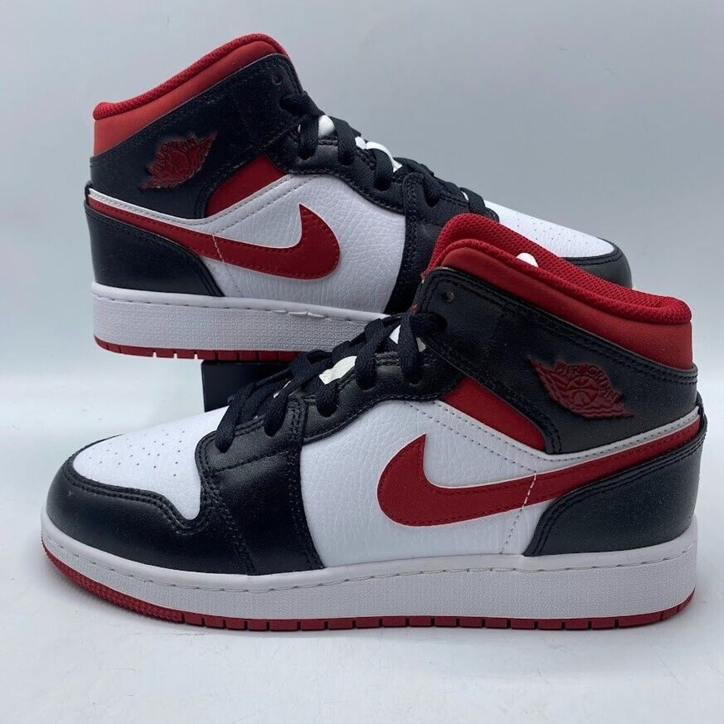 Nike Air Jordan 1 Mid (GS) Gym Red Black DJ4695-122 NEW