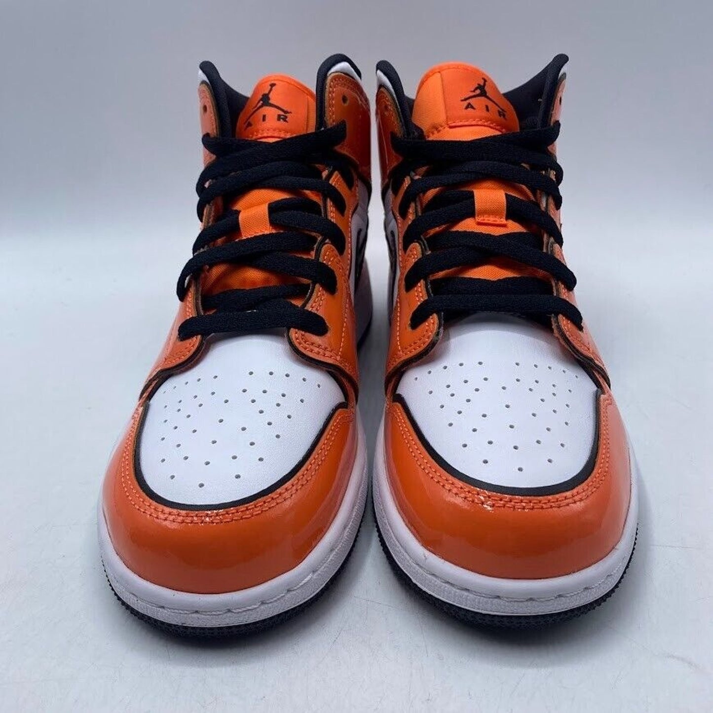 Nike Air Jordan 1 Mid (GS) Turf Orange BQ6931-802 NEW