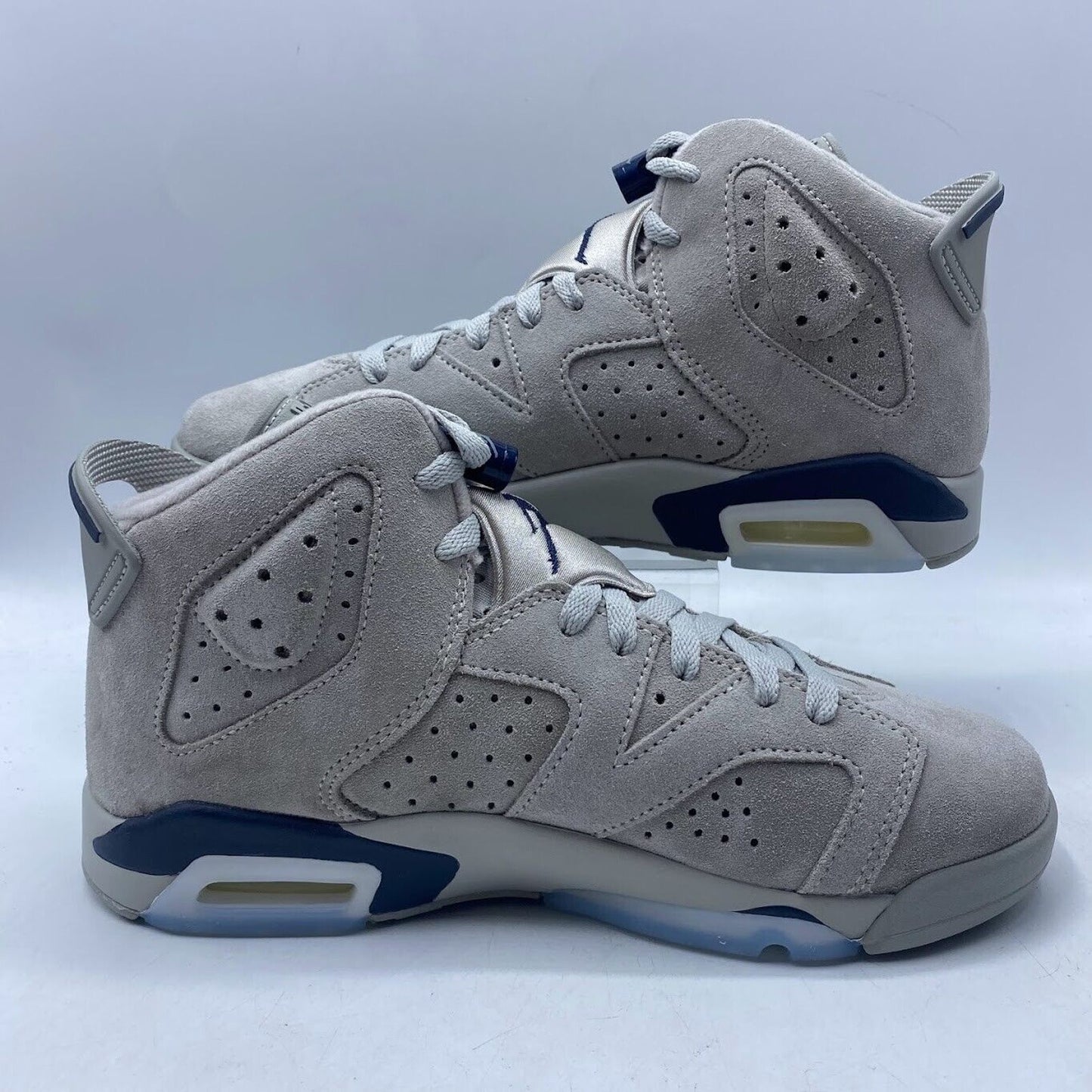 Air Jordan 6 Retro (GS) Georgetown Grey Multi Size 384665-012 NEW