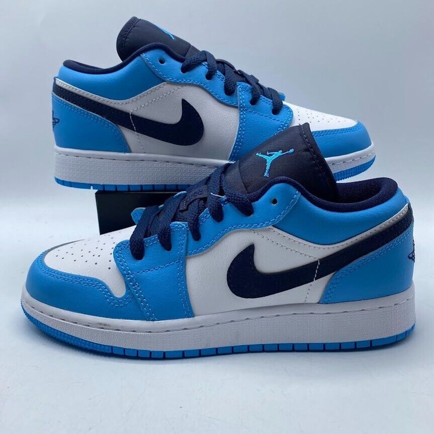 Nike Air Jordan 1 Low (GS) UNC 553560-144 NEW