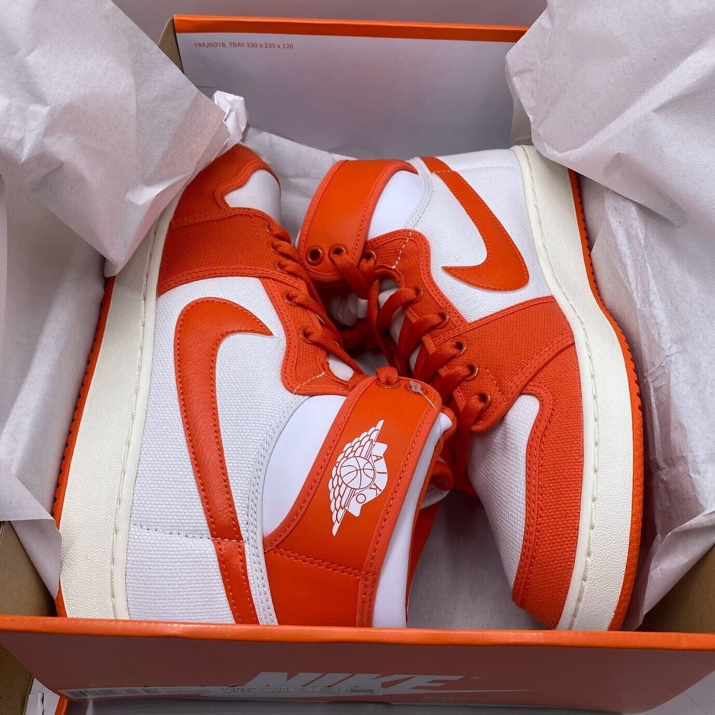 Nike AJKO 1 Syracuse Orange White DO5047-801 NEW