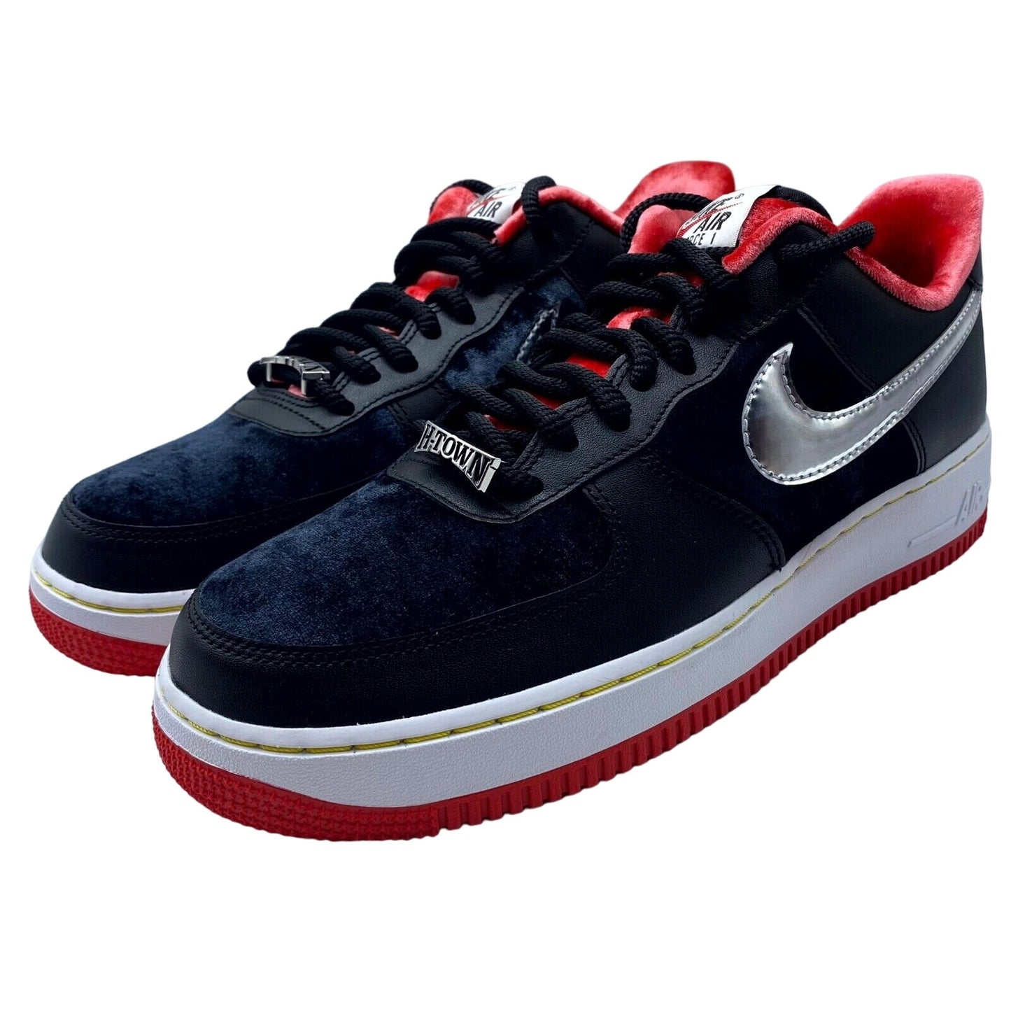 Nike Air Force 1 Low '07 Houston Black Red DZ5427-001 NEW