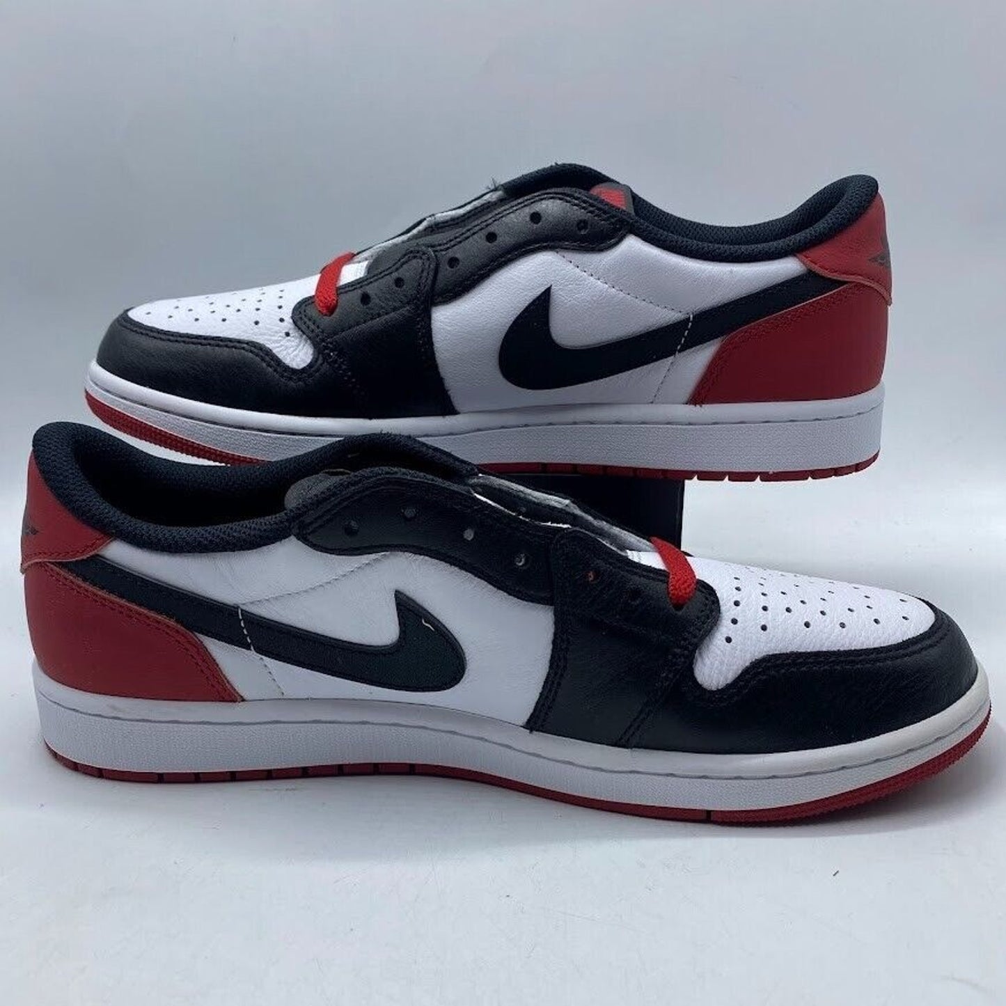 Nike Air Jordan 1 Low OG Black Toe Red White CZ0790-106 NEW