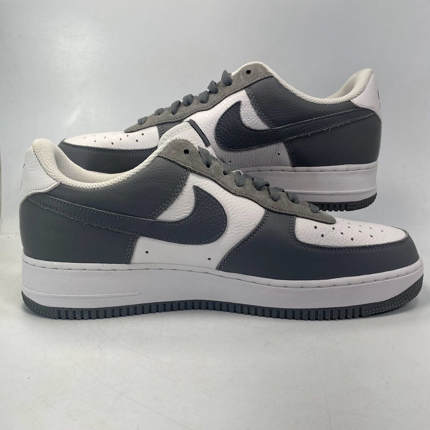 Nike Air Force 1 Grey White Size 12 DN4162 By You NEW