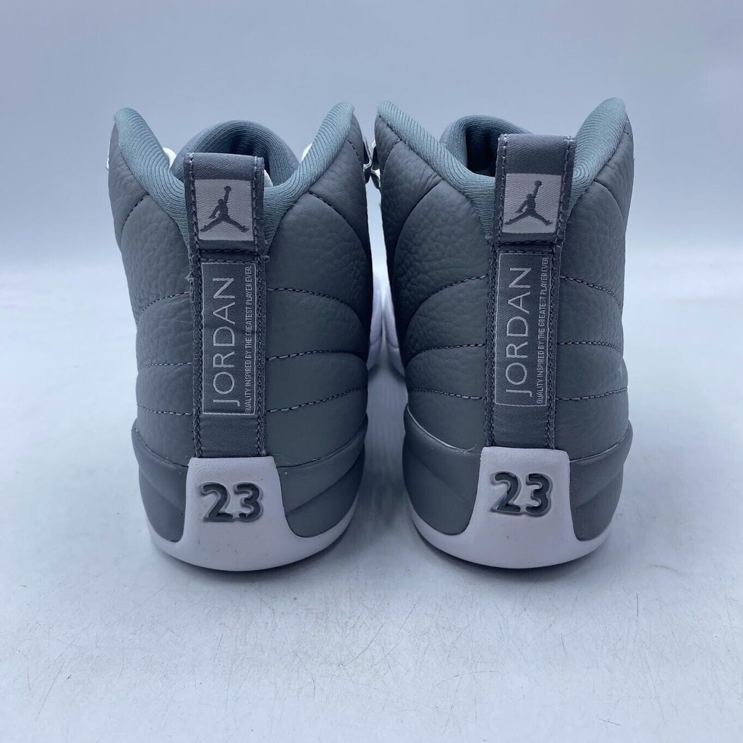 Air Jordan 12 Retro (GS) Stealth Grey White 153265-015 NEW