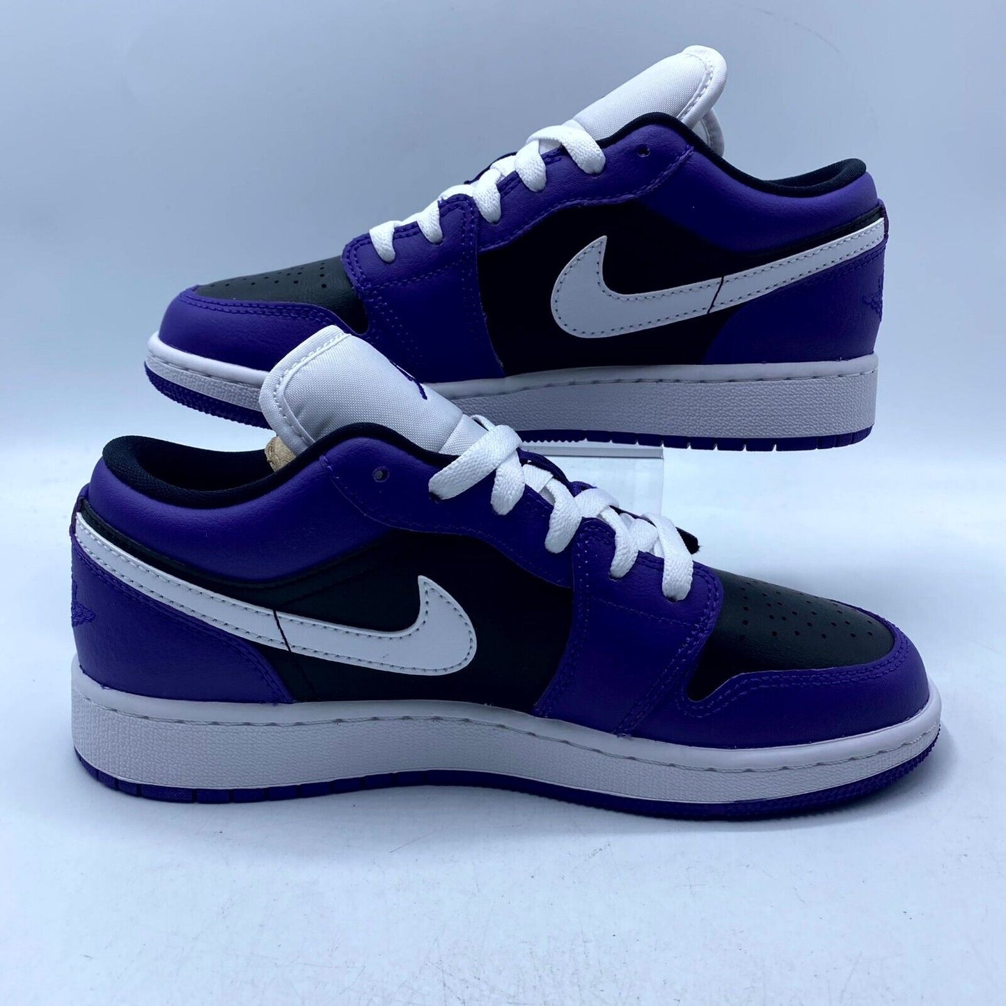 Nike Air Jordan 1 Low Purple Black 553560-501 NEW