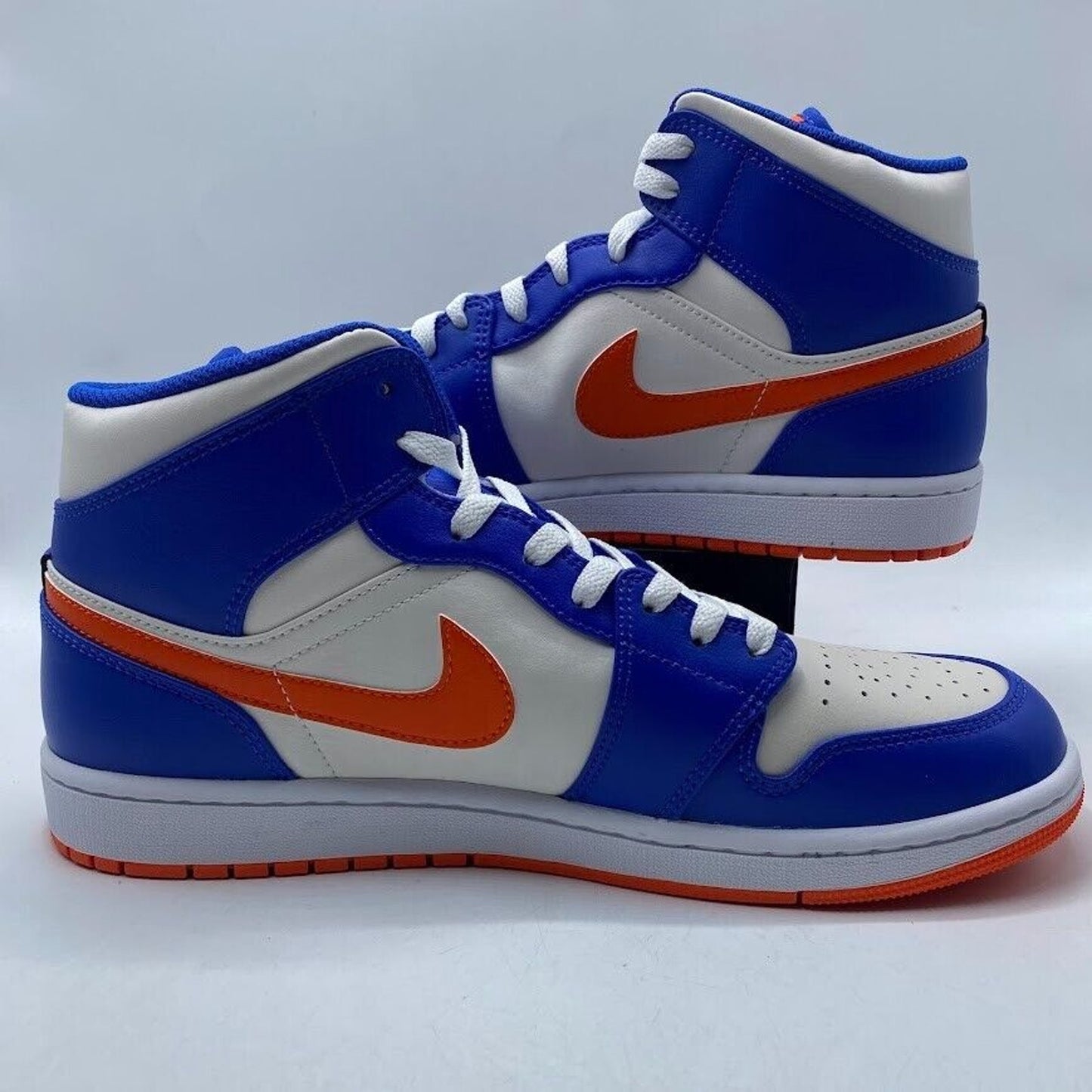 Nike Air Jordan 1 Mid Knicks Blue Orange FD1029-400 NEW