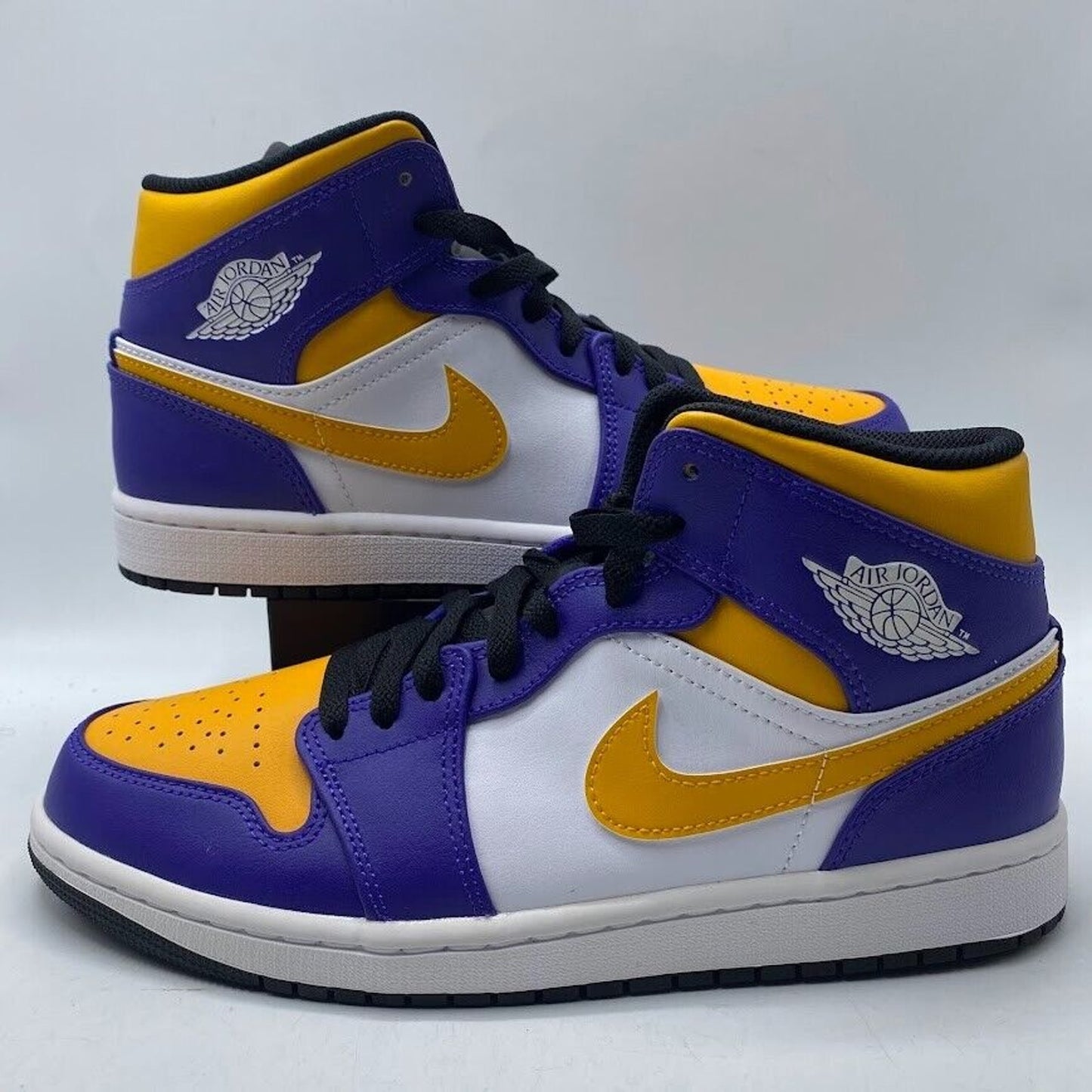 Nike Air Jordan 1 Mid Lakers Purple Yellow DQ8426-517 NEW