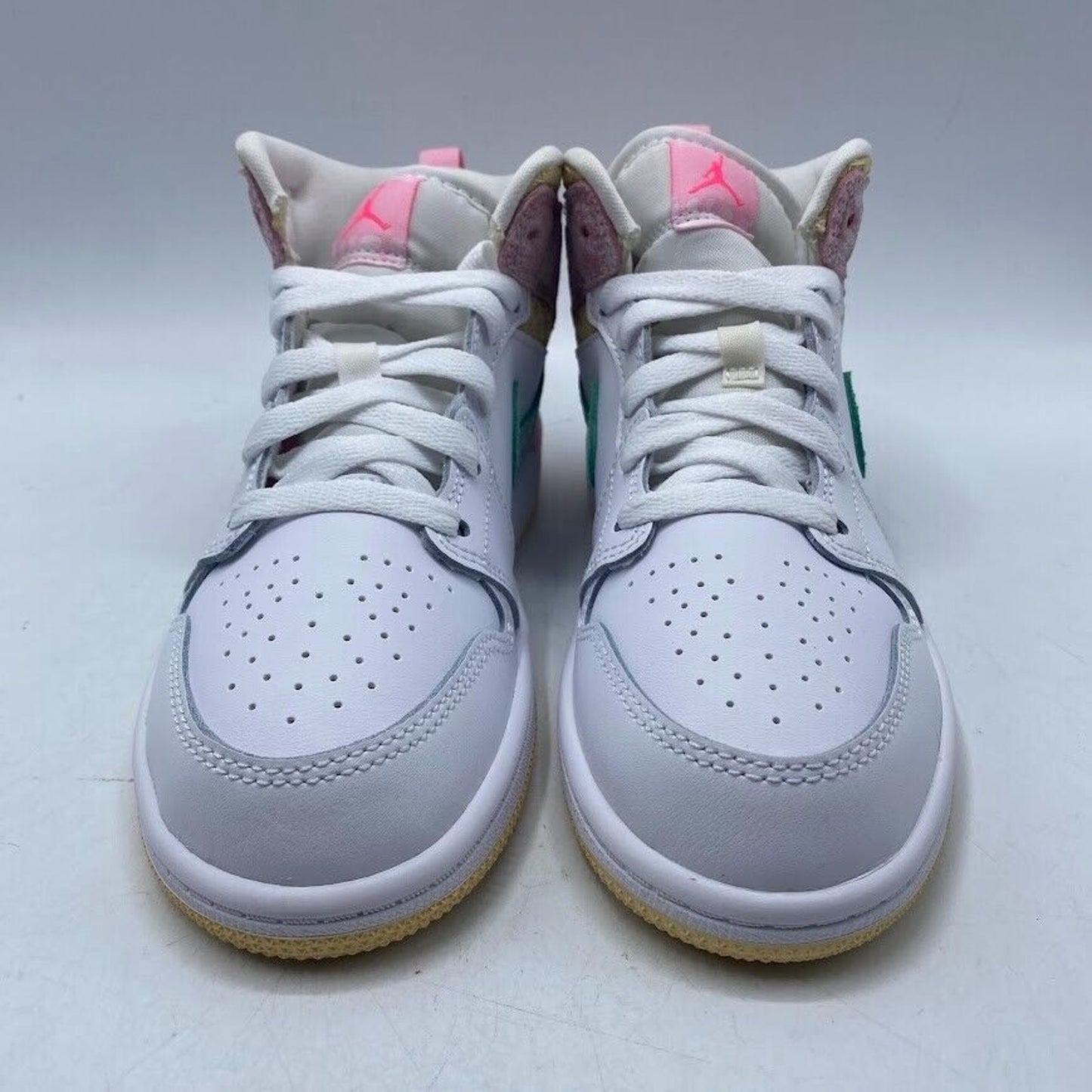 Nike Air Jordan 1 Mid SE (PS) Paint Drip Pink Blue DD1667-100 NEW