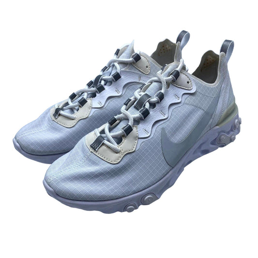 Nike React Element 55 SE SU19 Pure Platinum BQ6167-101 NEW NO LID