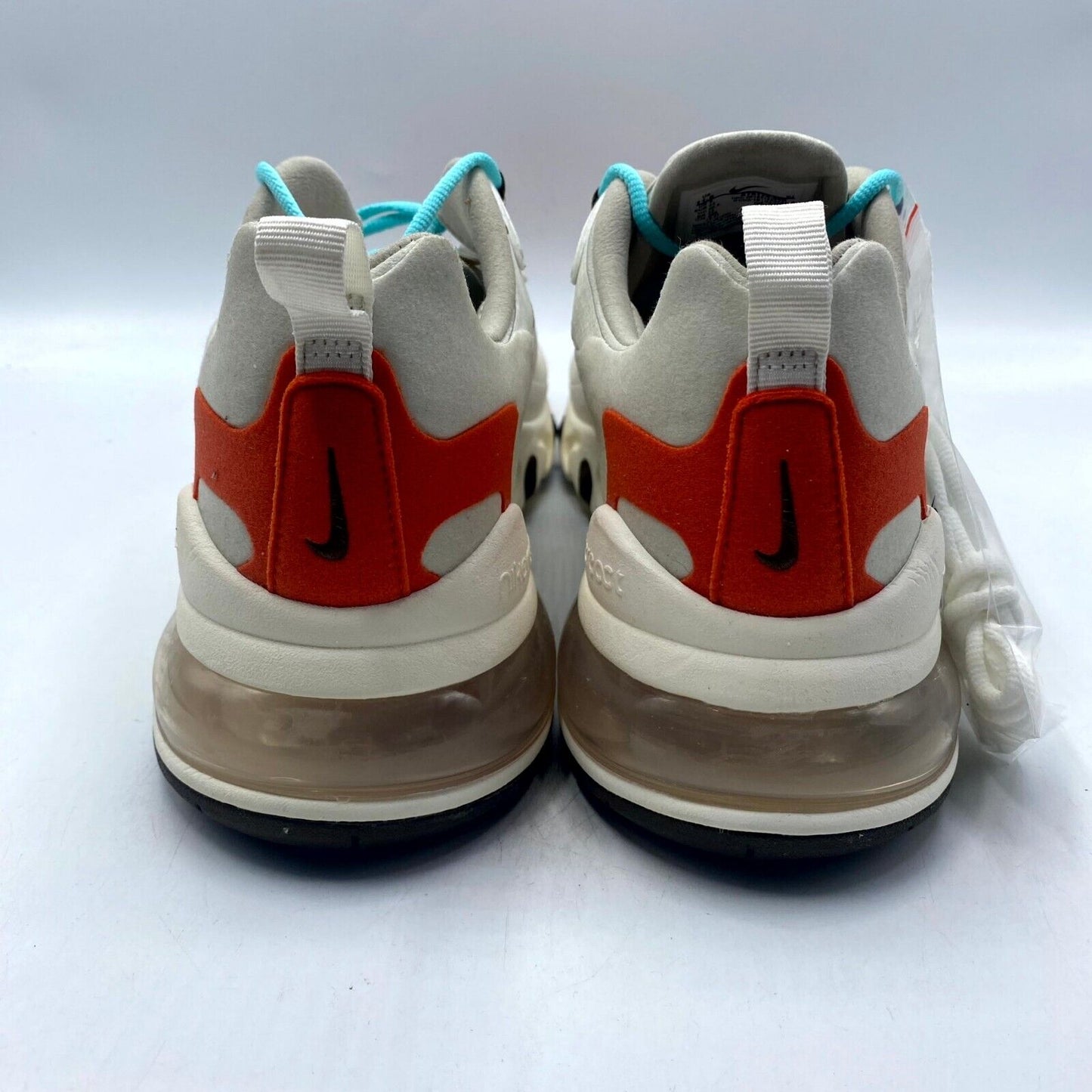 Nike Air Max 270 React Beige Chalk AT6174-200 NEW NO LID