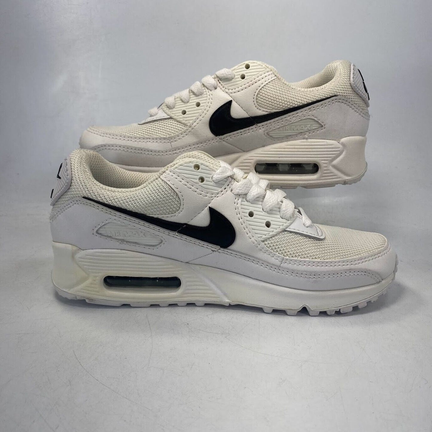 Nike Air Max 90 White Black CQ2560-101 NEW NO LID