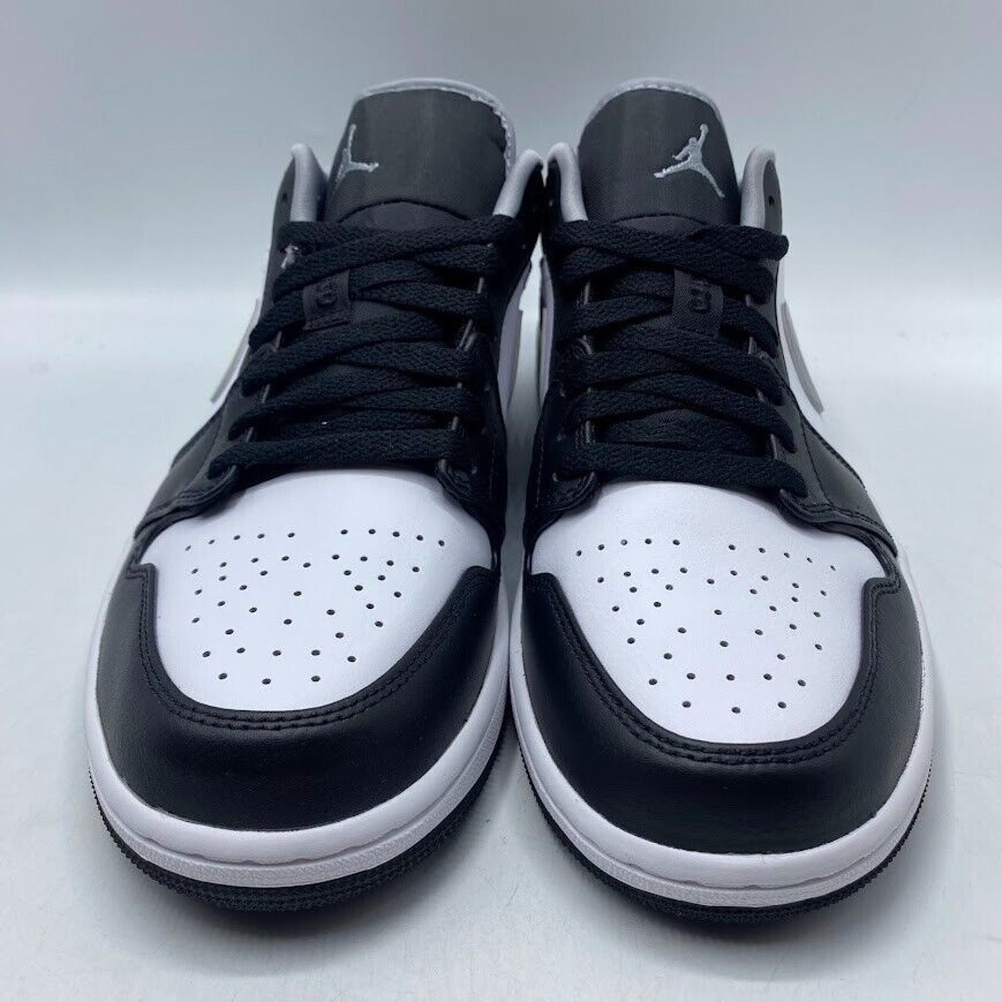 Nike Air Jordan 1 Low Black White Grey 553558-040 NEW