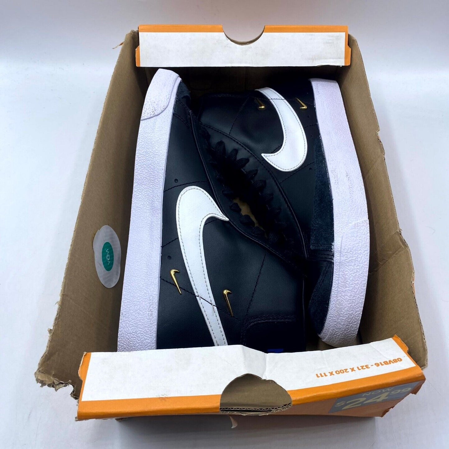 Nike Blazer Mid '77 Black White CZ4627-001 NEW NO LID