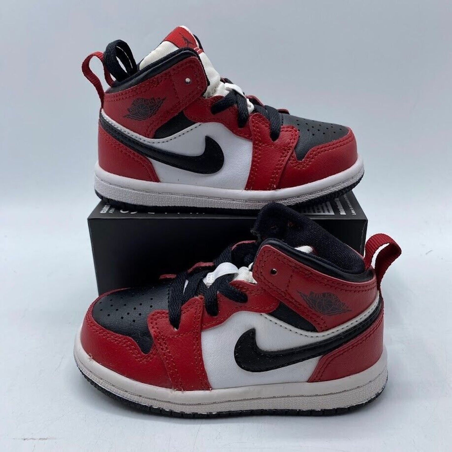 Nike Air Jordan 1 Mid (PS) Chicago Toe 640735-069 NEW NO LID