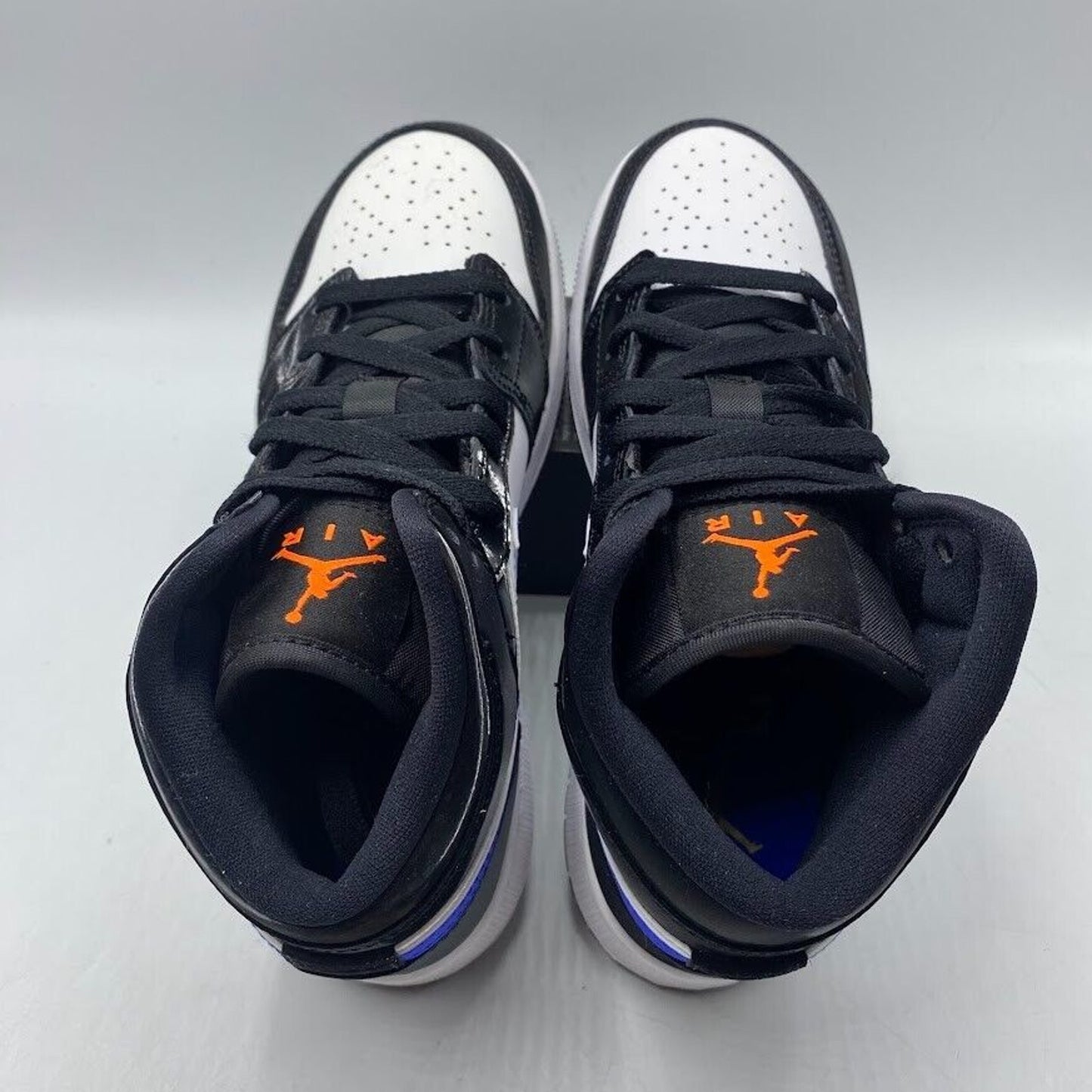 Nike Air Jordan 1 Mid (GS) Black Racer Blue White 554725-084