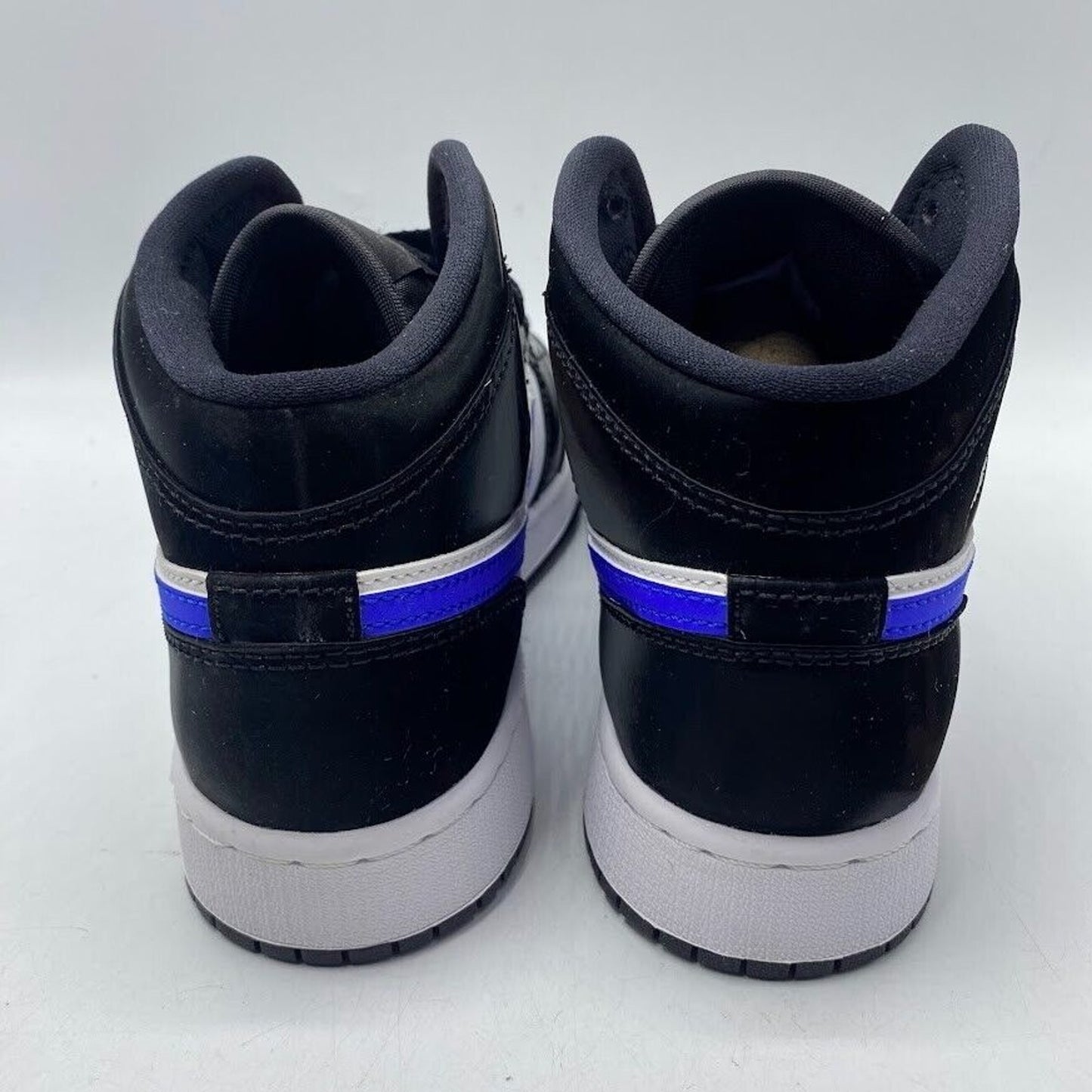 Nike Air Jordan 1 Mid (GS) Black Racer Blue White 554725-084