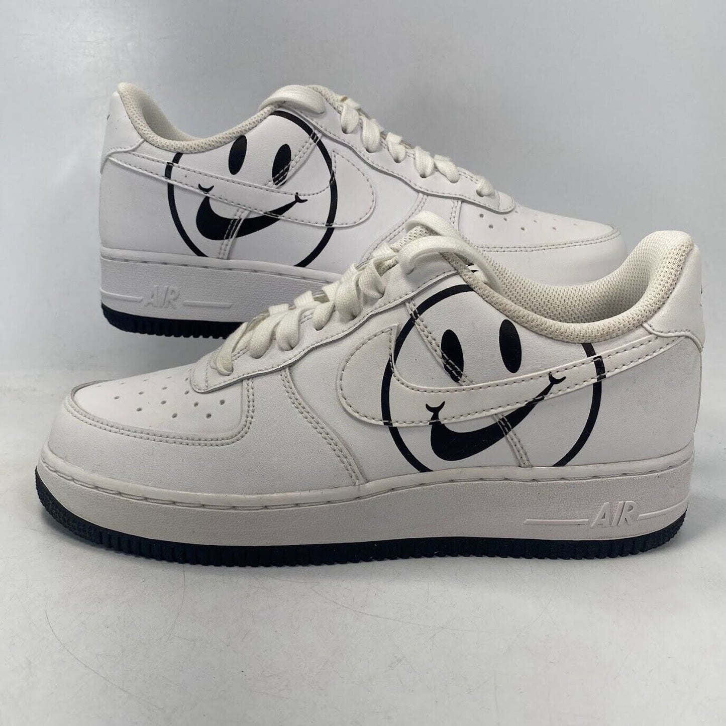 Nike Air Force 1 '07 LV8 Nike Day White Black BQ9044-100 NEW NO LID