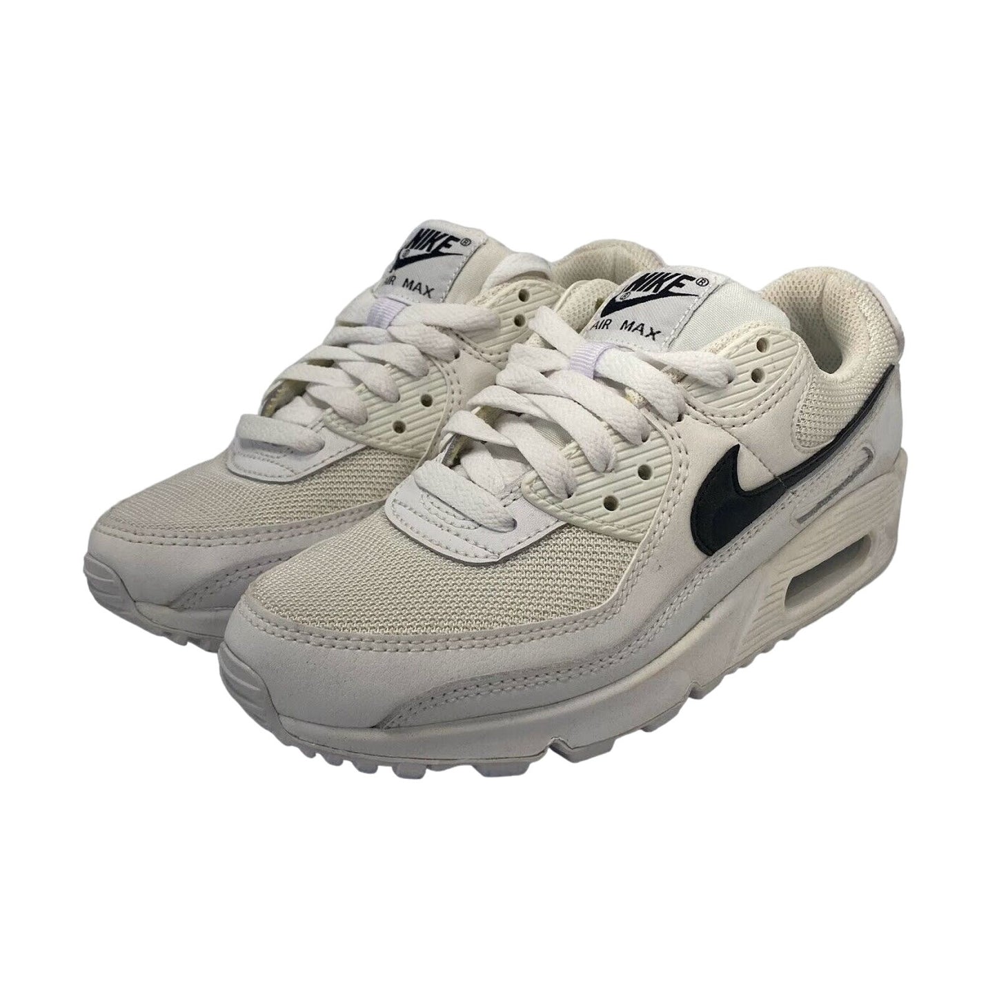 Nike Air Max 90 White Black CQ2560-101 NEW NO LID