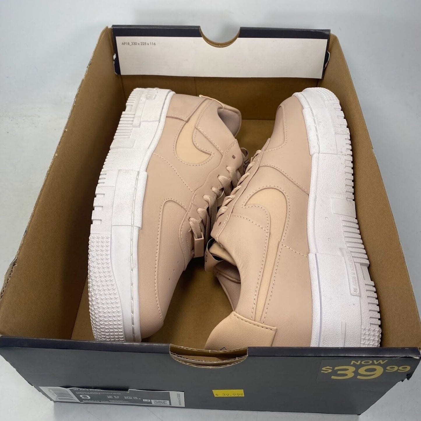 Nike Air Force 1 Pixel Particle Beige CK6649-200 NEW NO LID