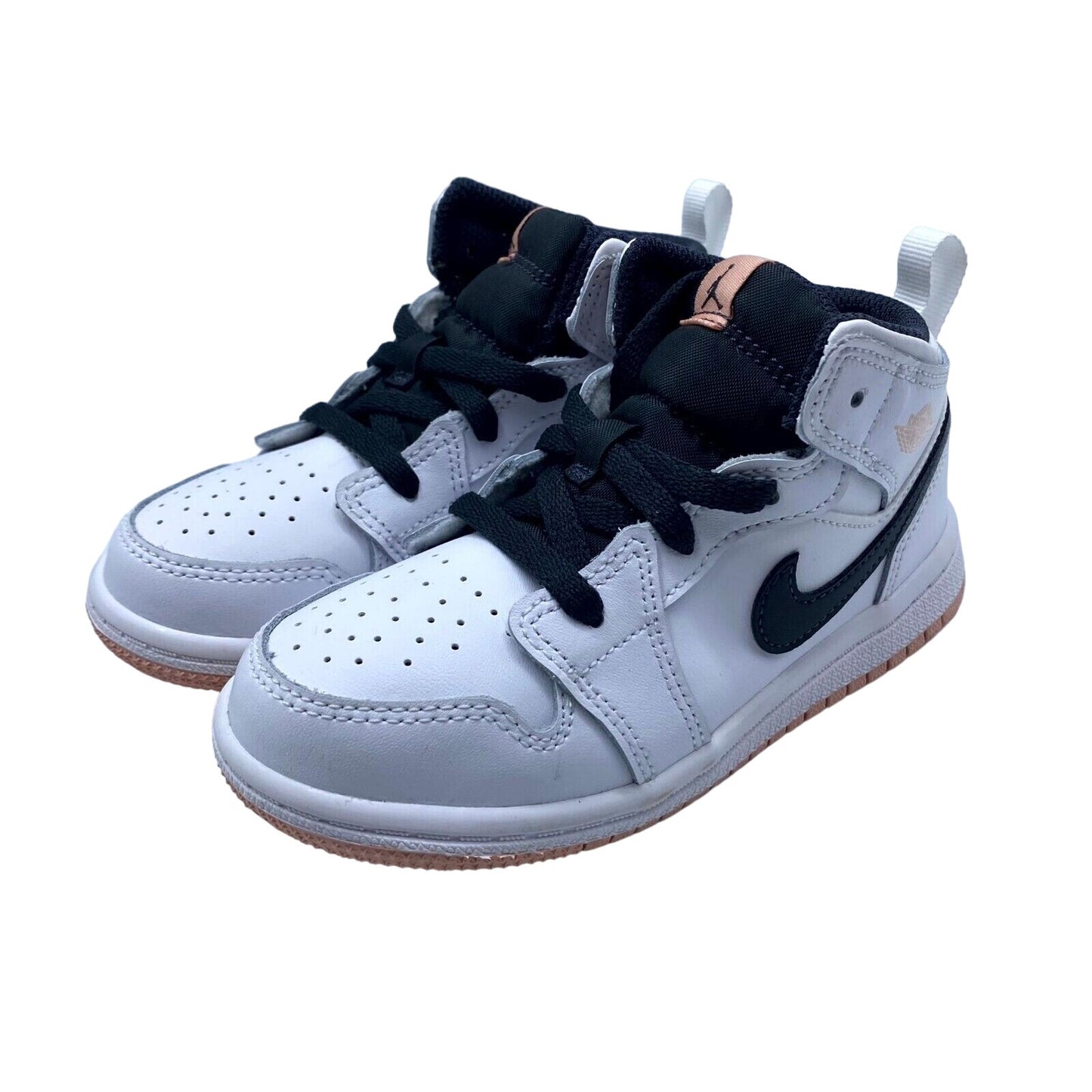 Nike Air Jordan 1 Mid (TD) White Arctic Orange 640735-180 NEW NO LID