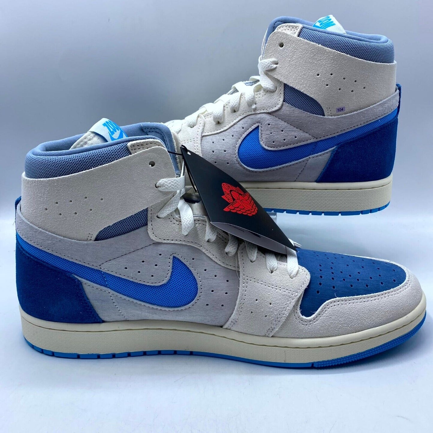 Nike Air Jordan 1 High Zoom Air CMFT 2 White Blue DV1307-104 NEW