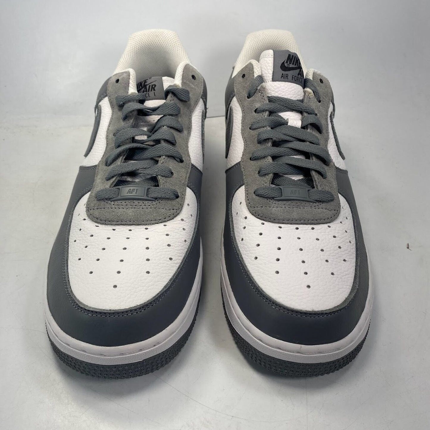 Nike Air Force 1 Grey White Size 12 DN4162 By You NEW