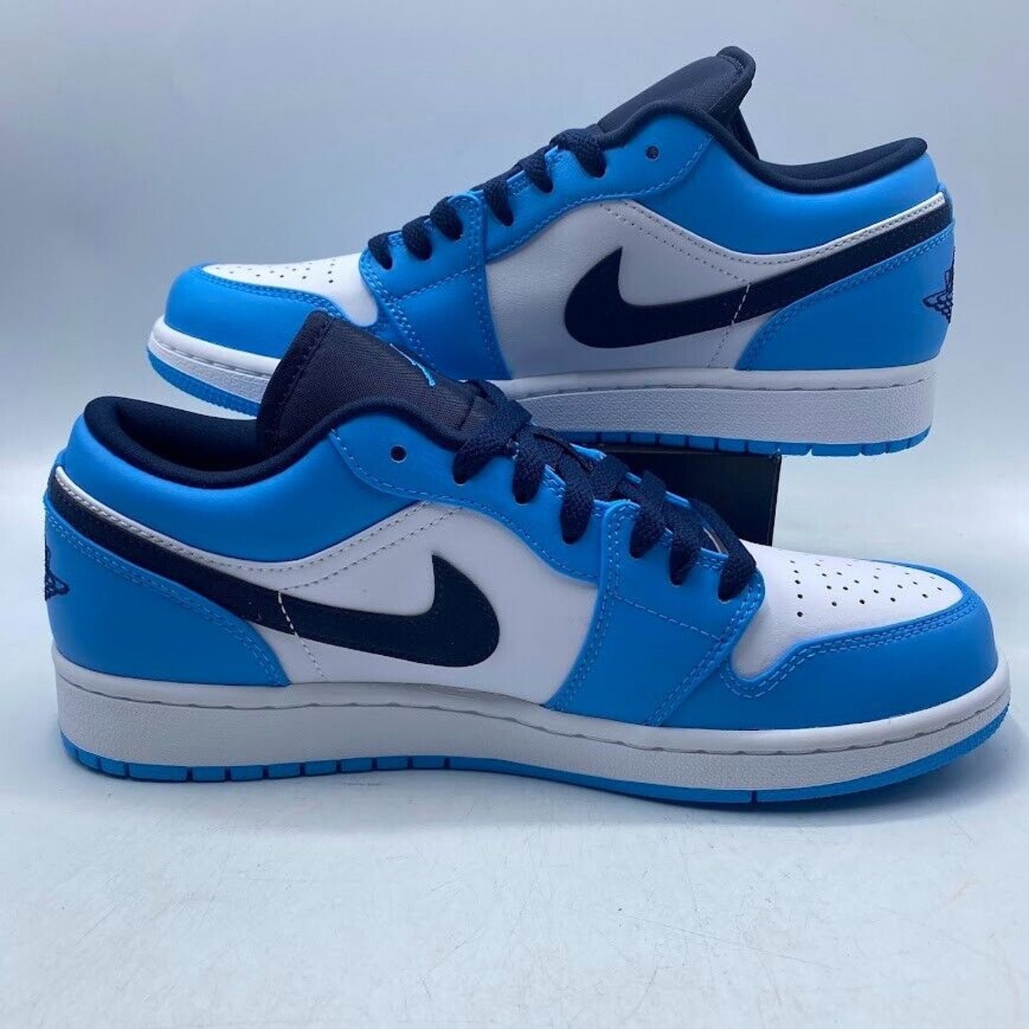 Nike Air Jordan 1 Low UNC Blue White 553558-144 NEW